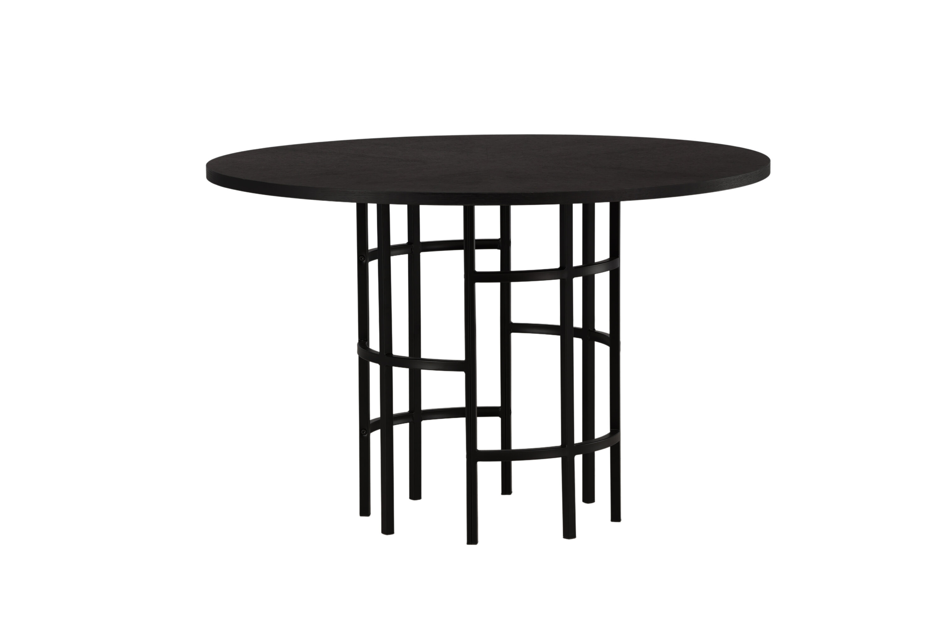 Copenhagen table à manger ronde noir ⌀115 cm sur fond clair