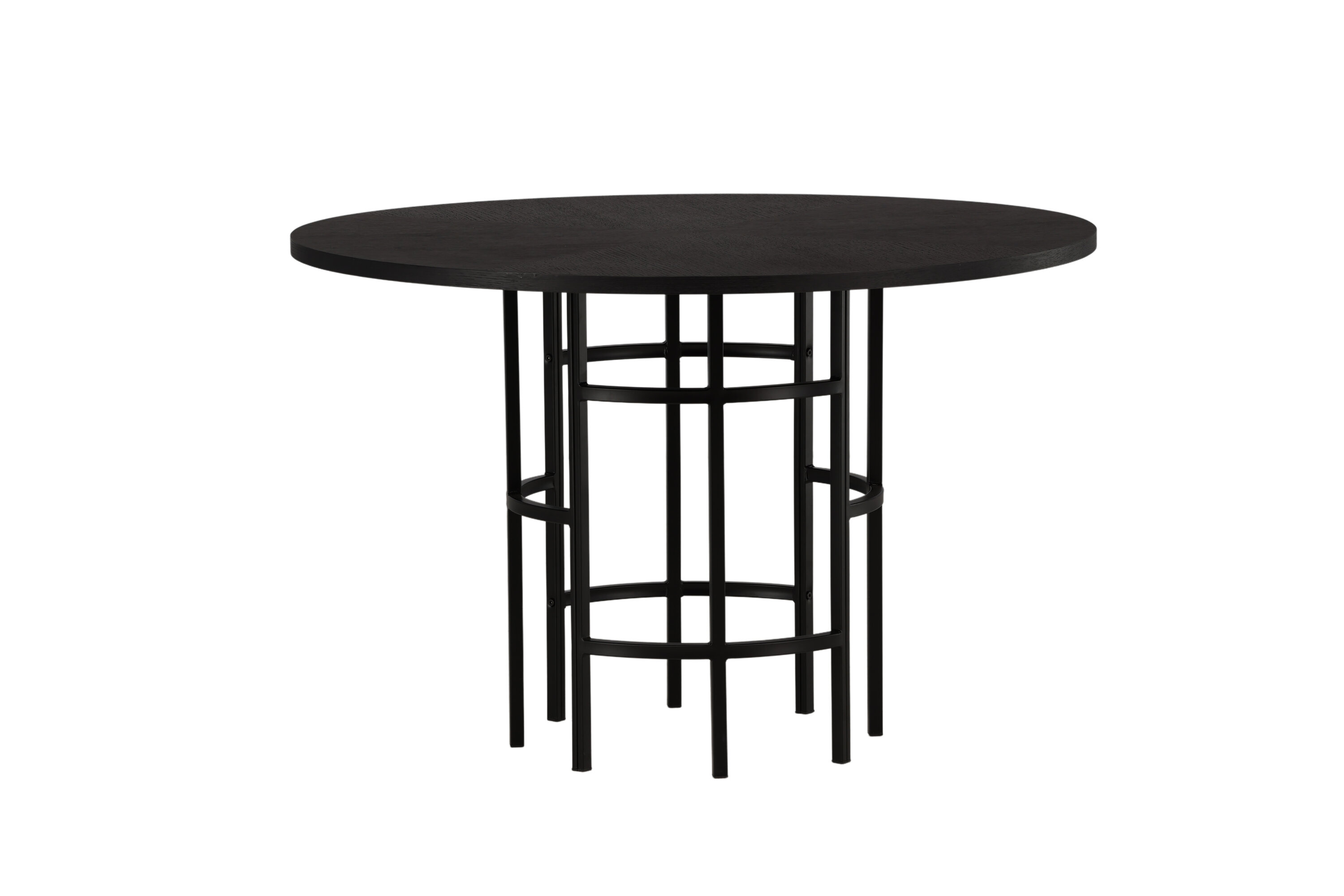 Copenhagen table à manger ronde noir ⌀115 cm sur fond clair