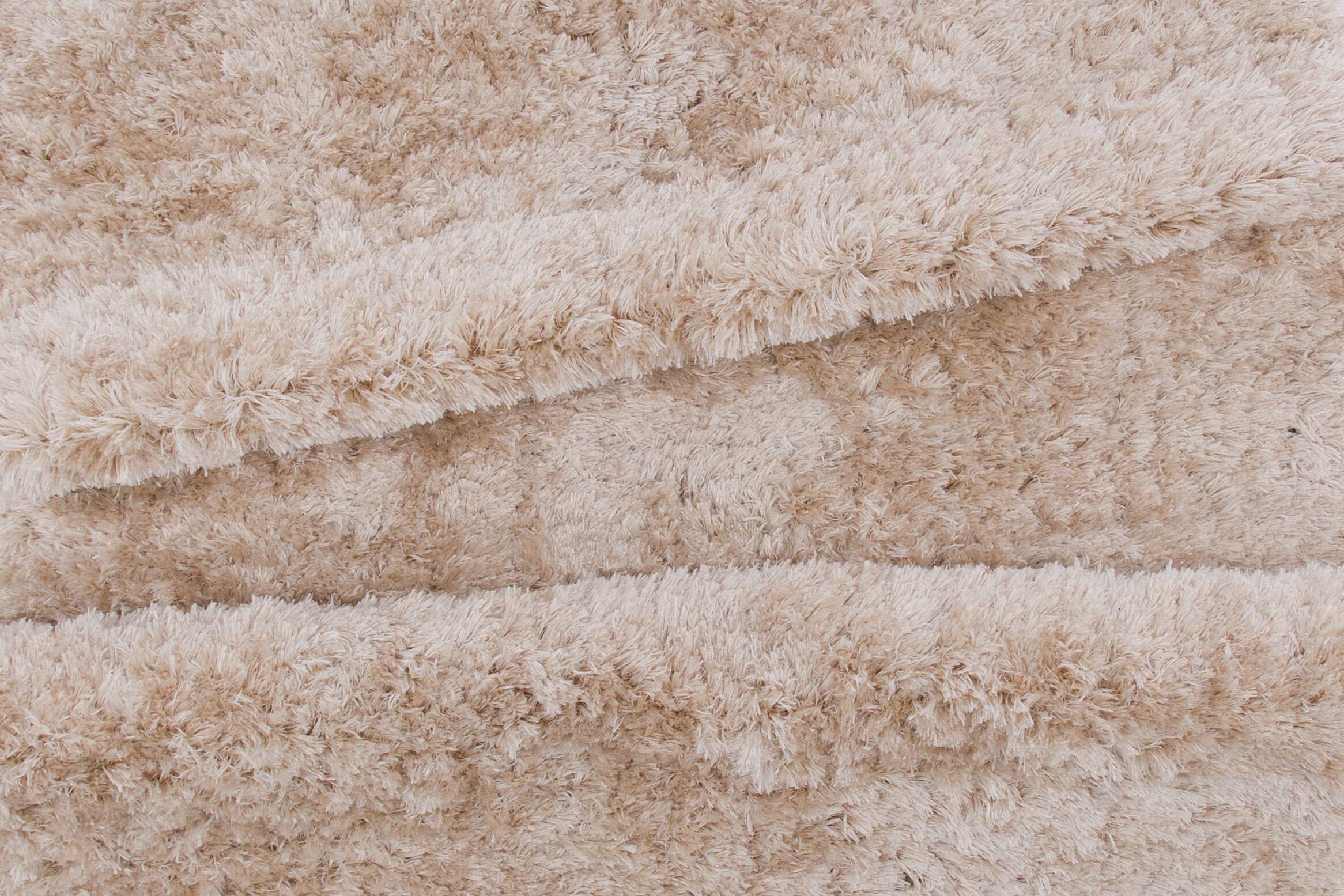 Vue du tapis de salon Natta beige 230 x 160 cm