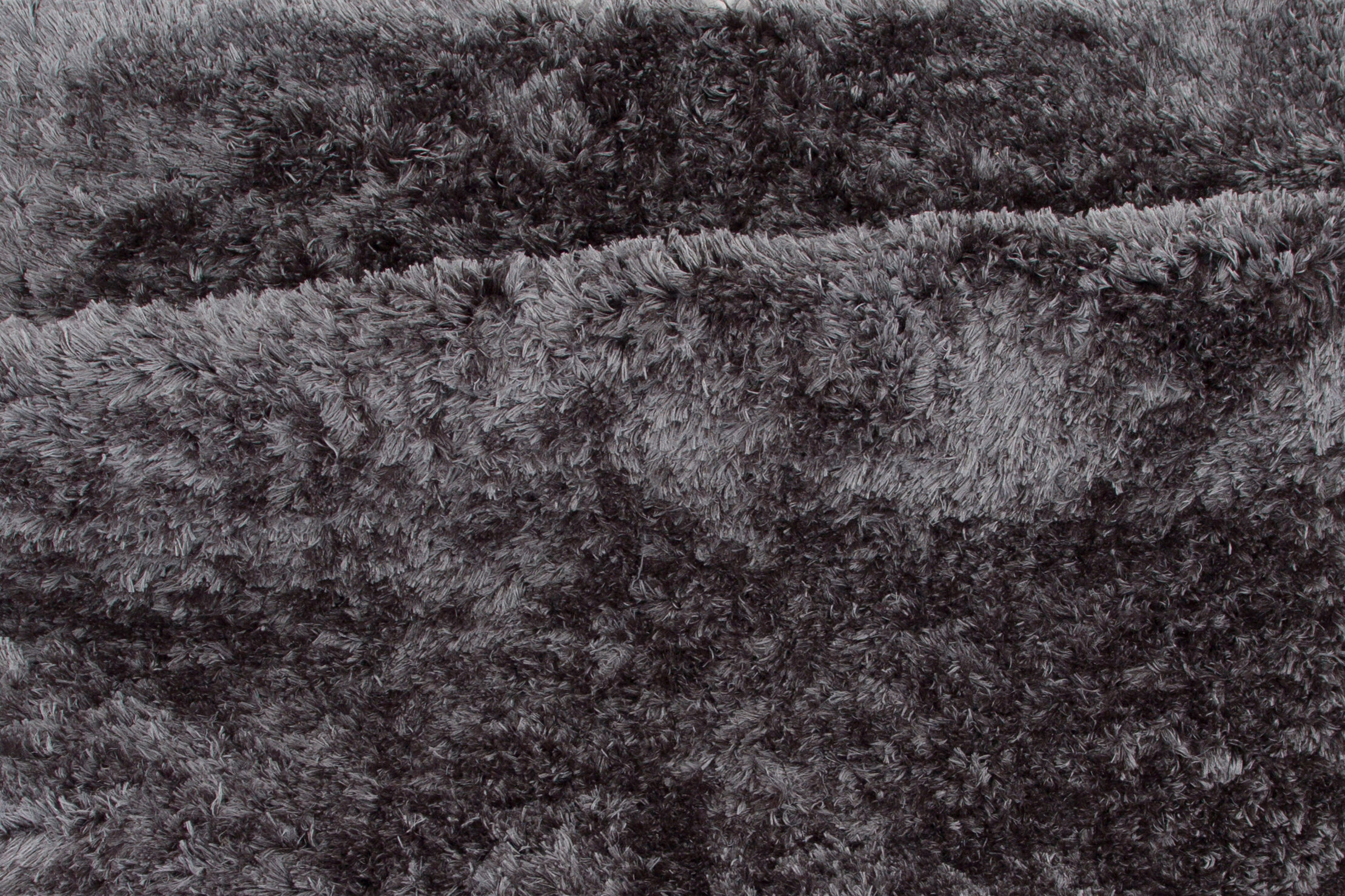 Détail du tapis de salon Natta gris foncé 290 x 200 cm