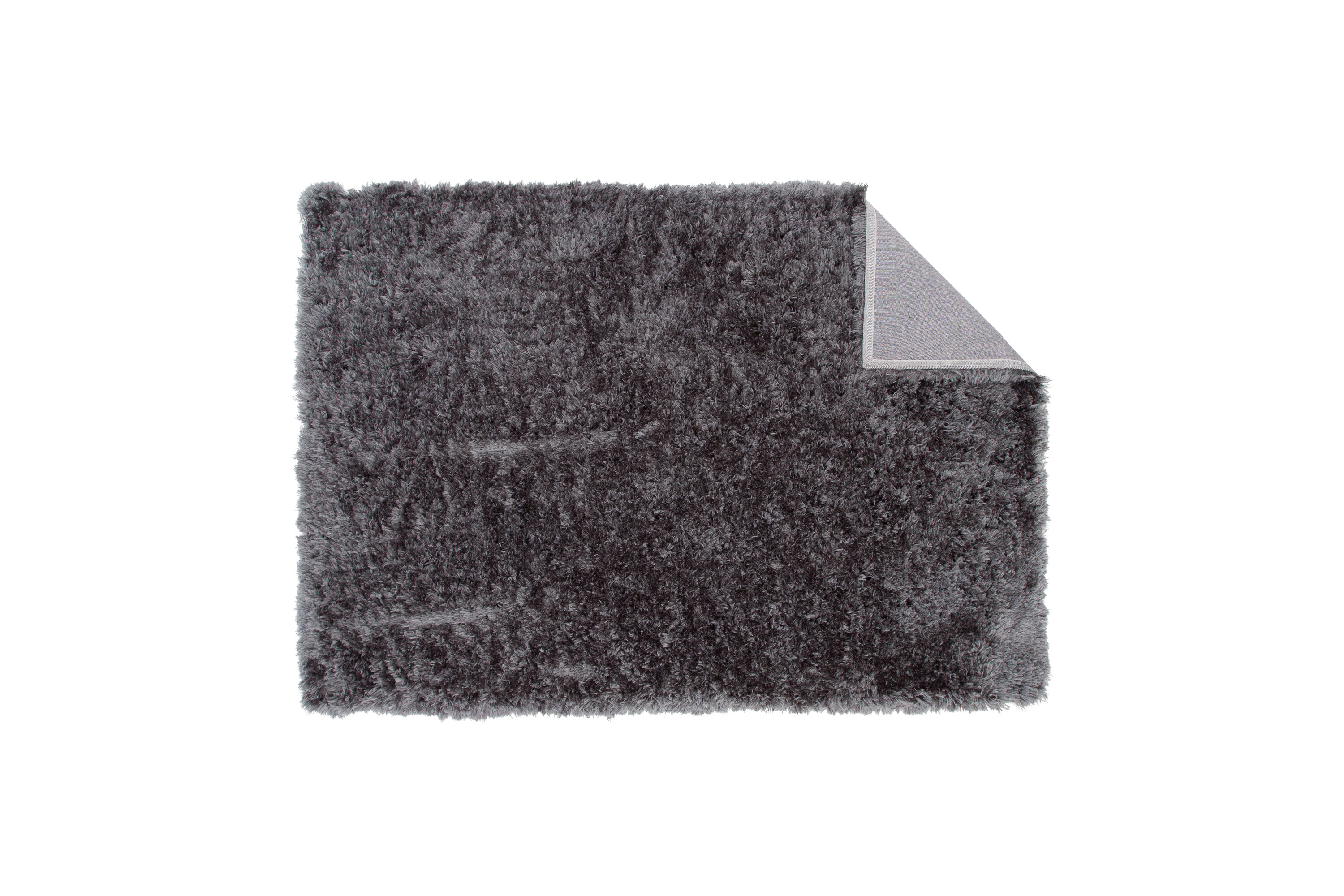 Détail du tapis de salon Natta gris foncé 290 x 200 cm
