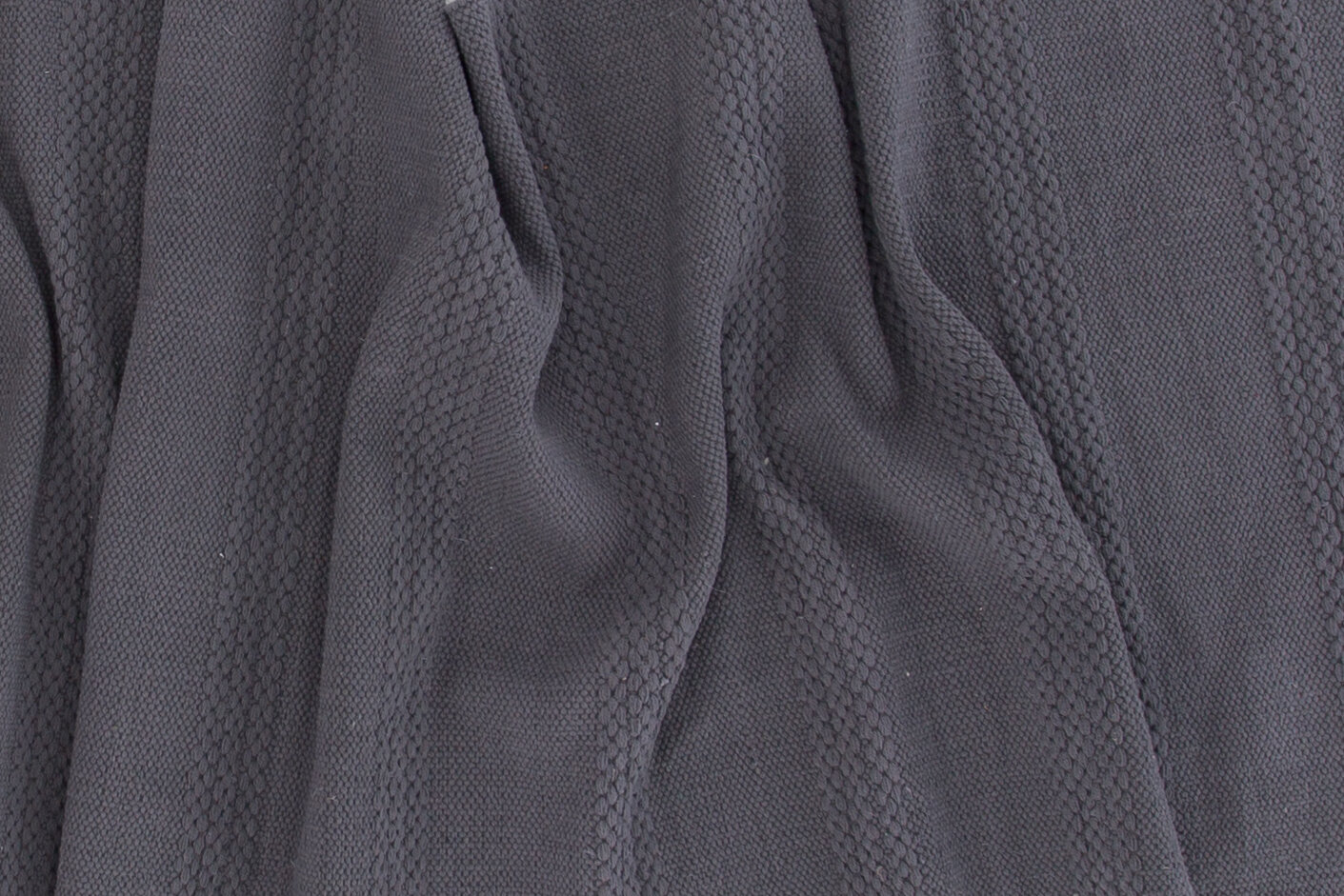 Vue du tapis de salon Nico gris 250 x 80 cm