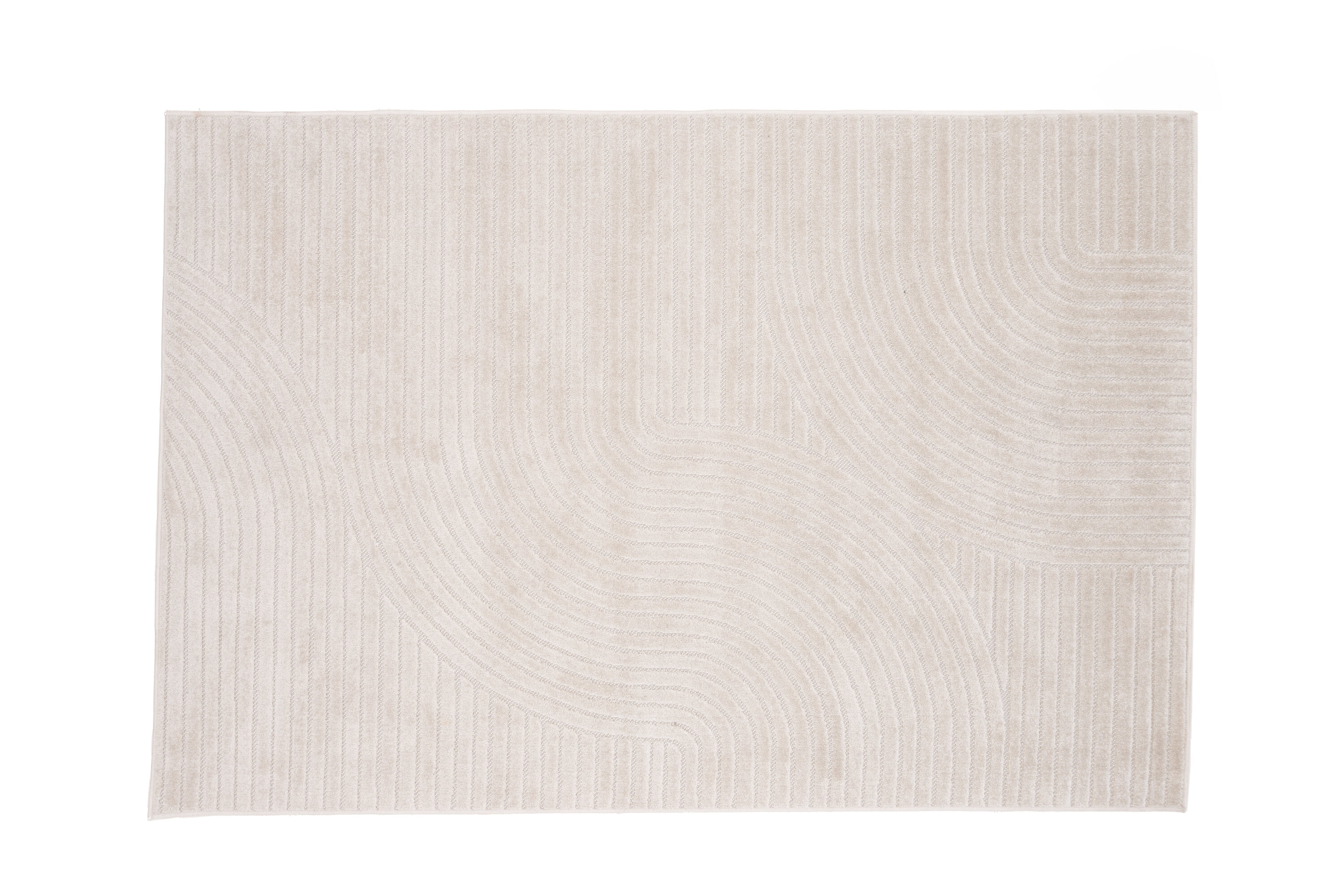 Vince tapis de salon blanc 340 x 240 cm sur fond clair