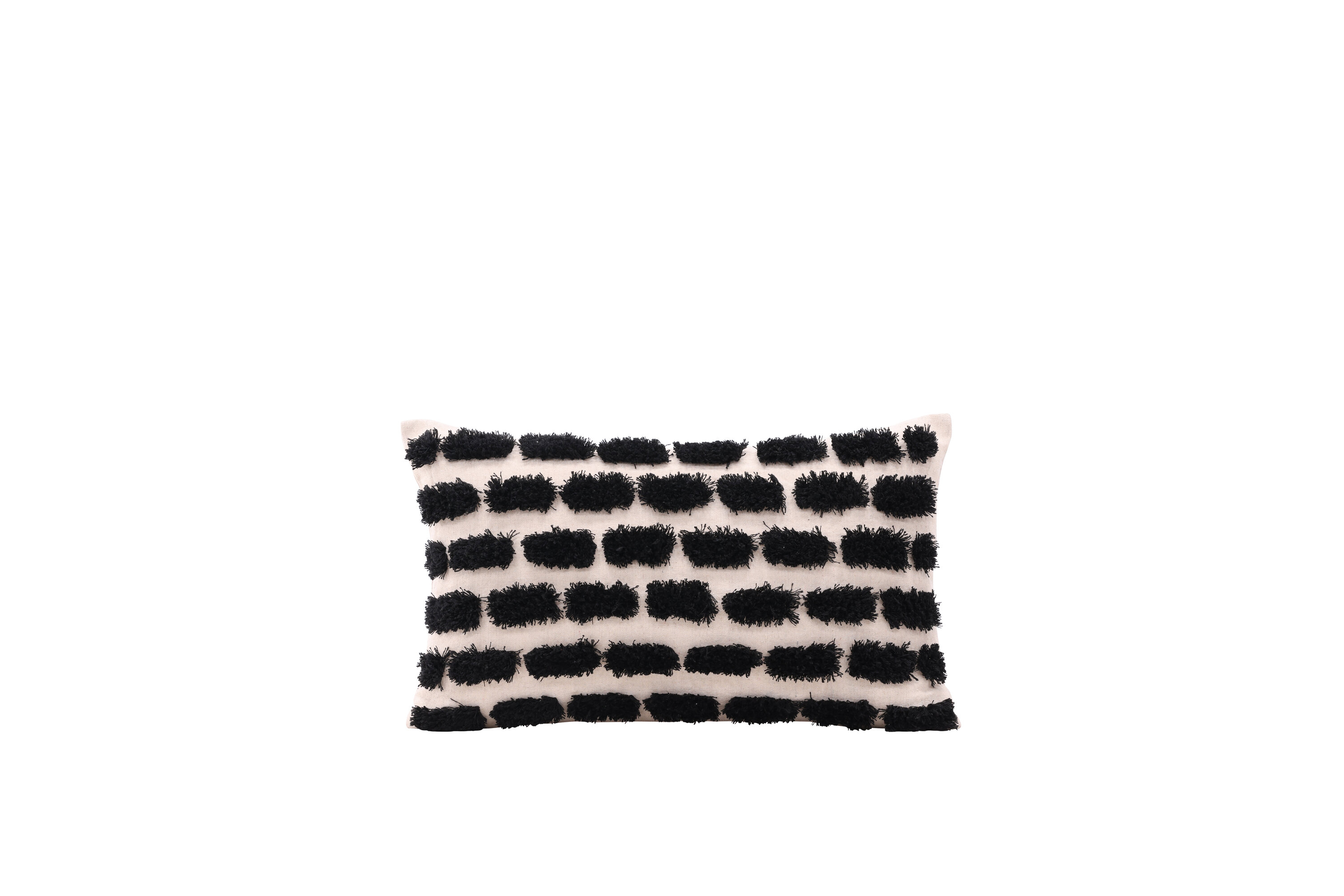Lova housse de coussin beige, noir 30 x 50 cm sur fond clair