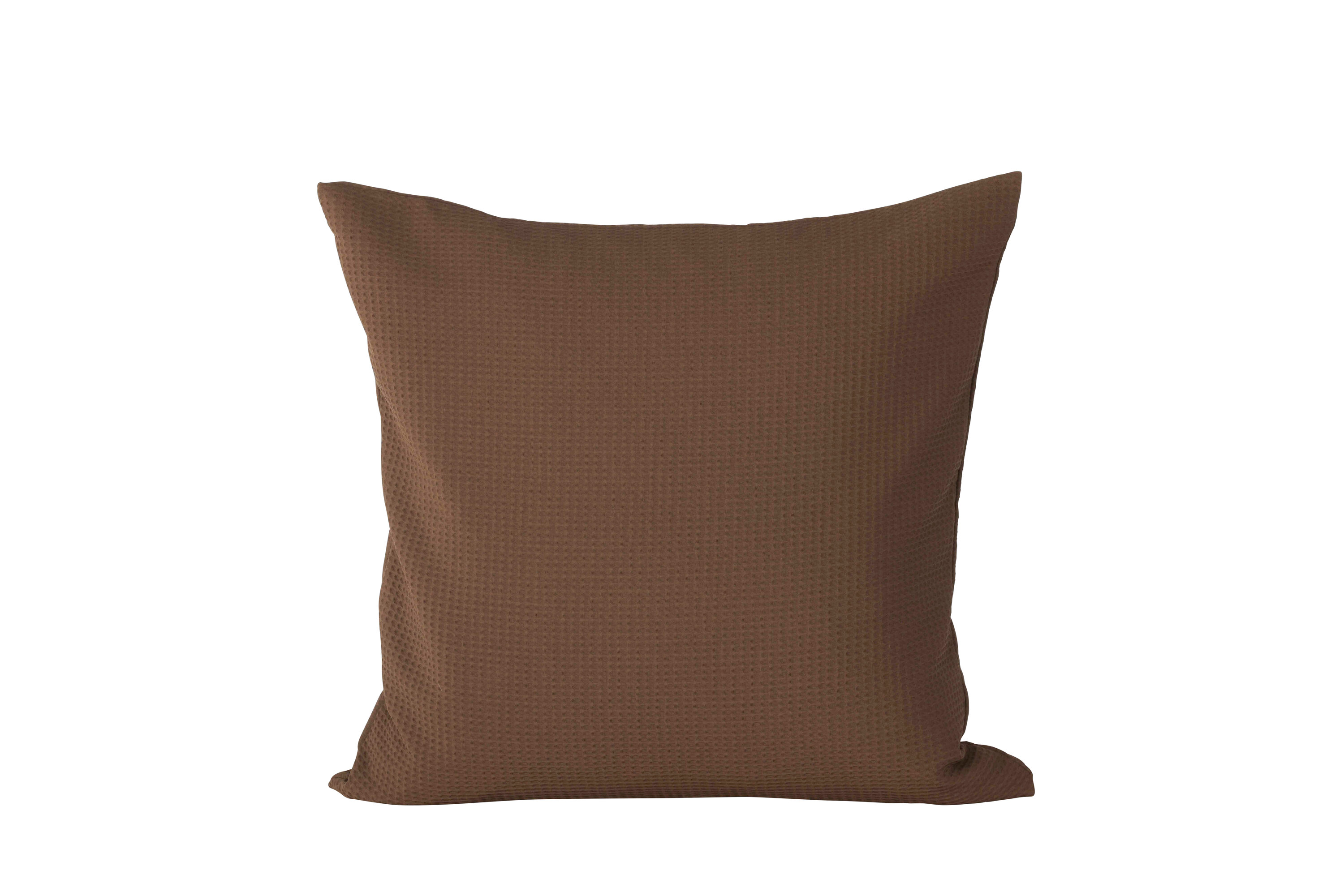 Celine housse de coussin marron foncé 50 x 50 cm sur fond clair