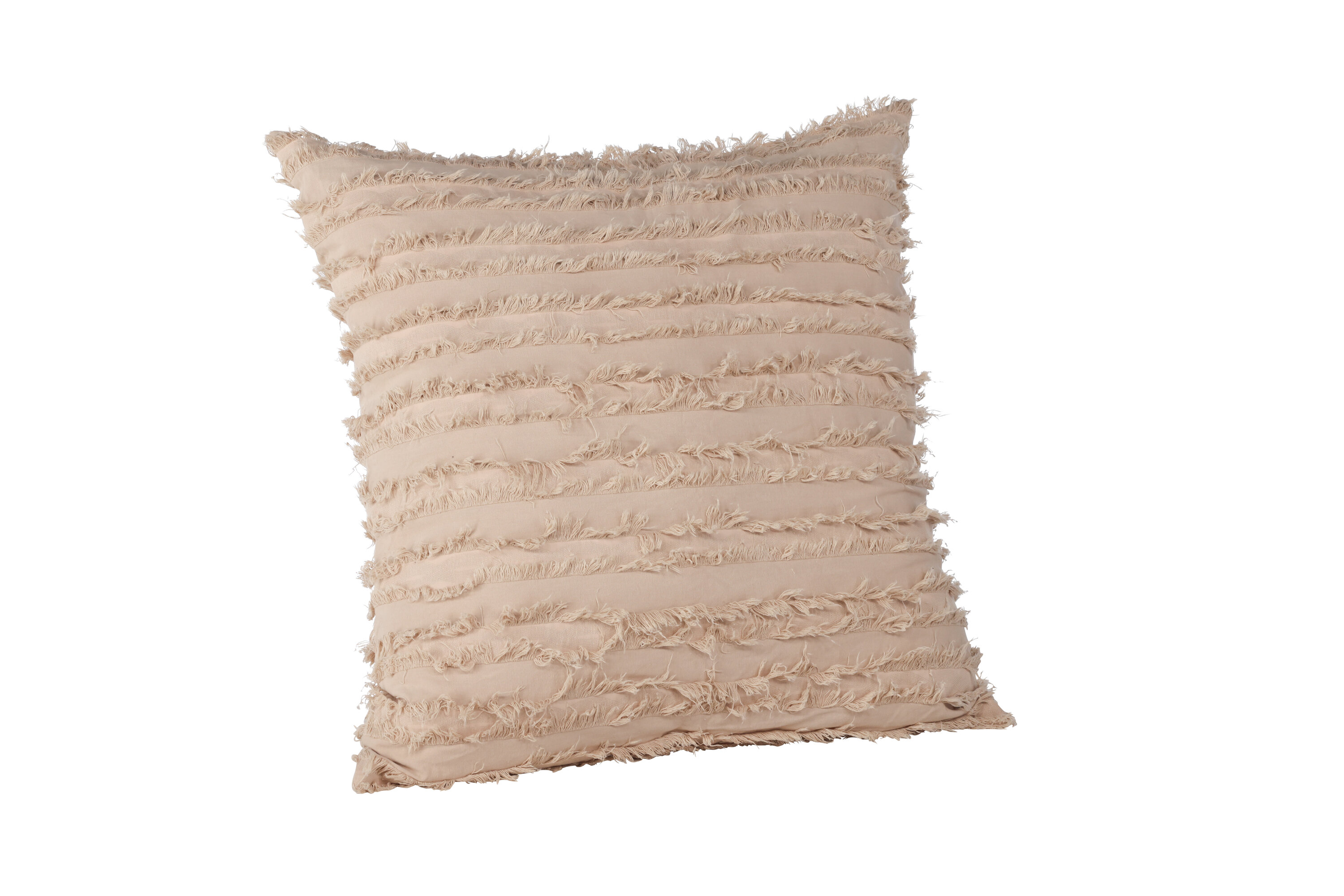Edith housse de coussin beige 60 x 60 cm sur fond clair