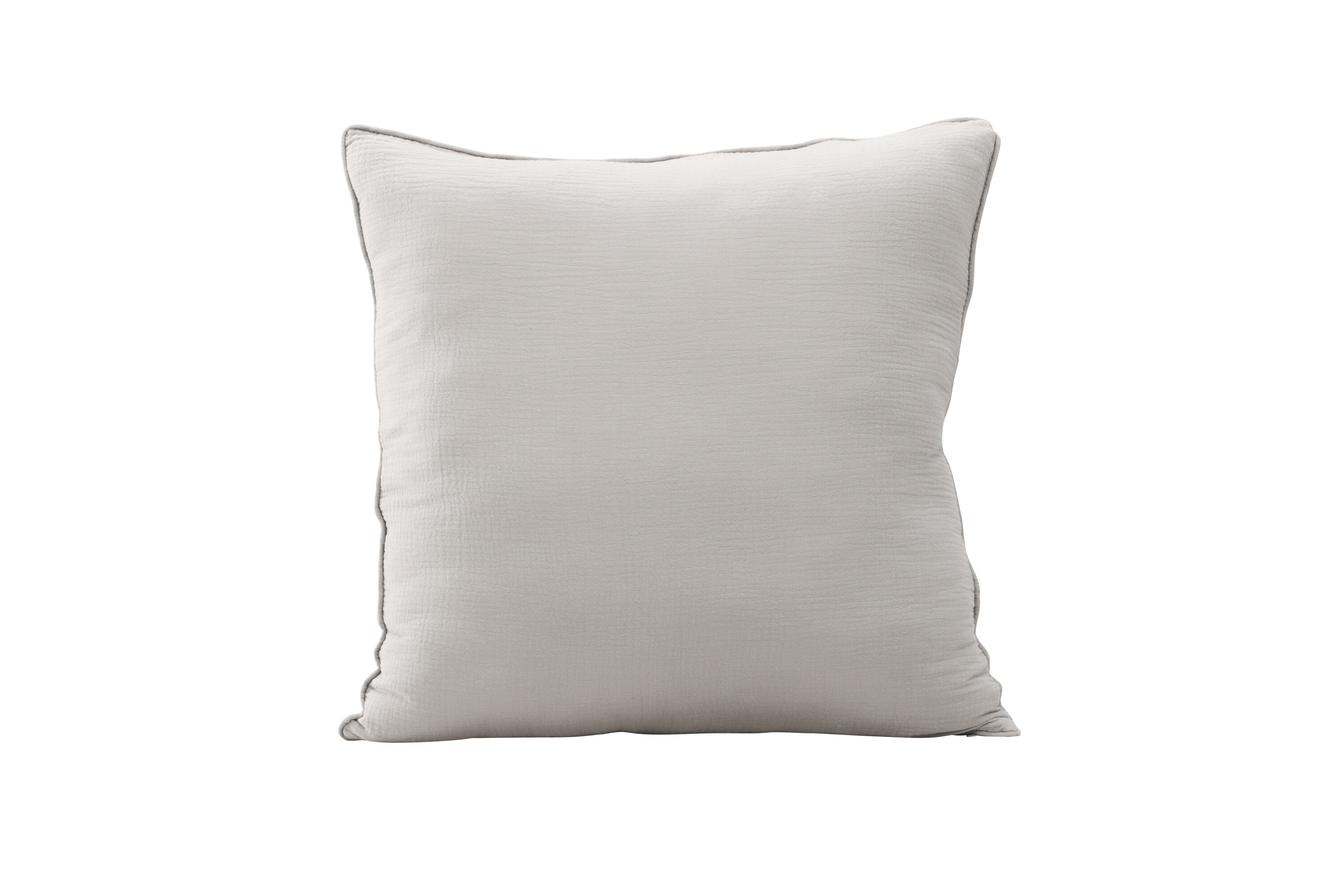 Tyra housse de coussin gris 60 x 60 cm sur fond clair