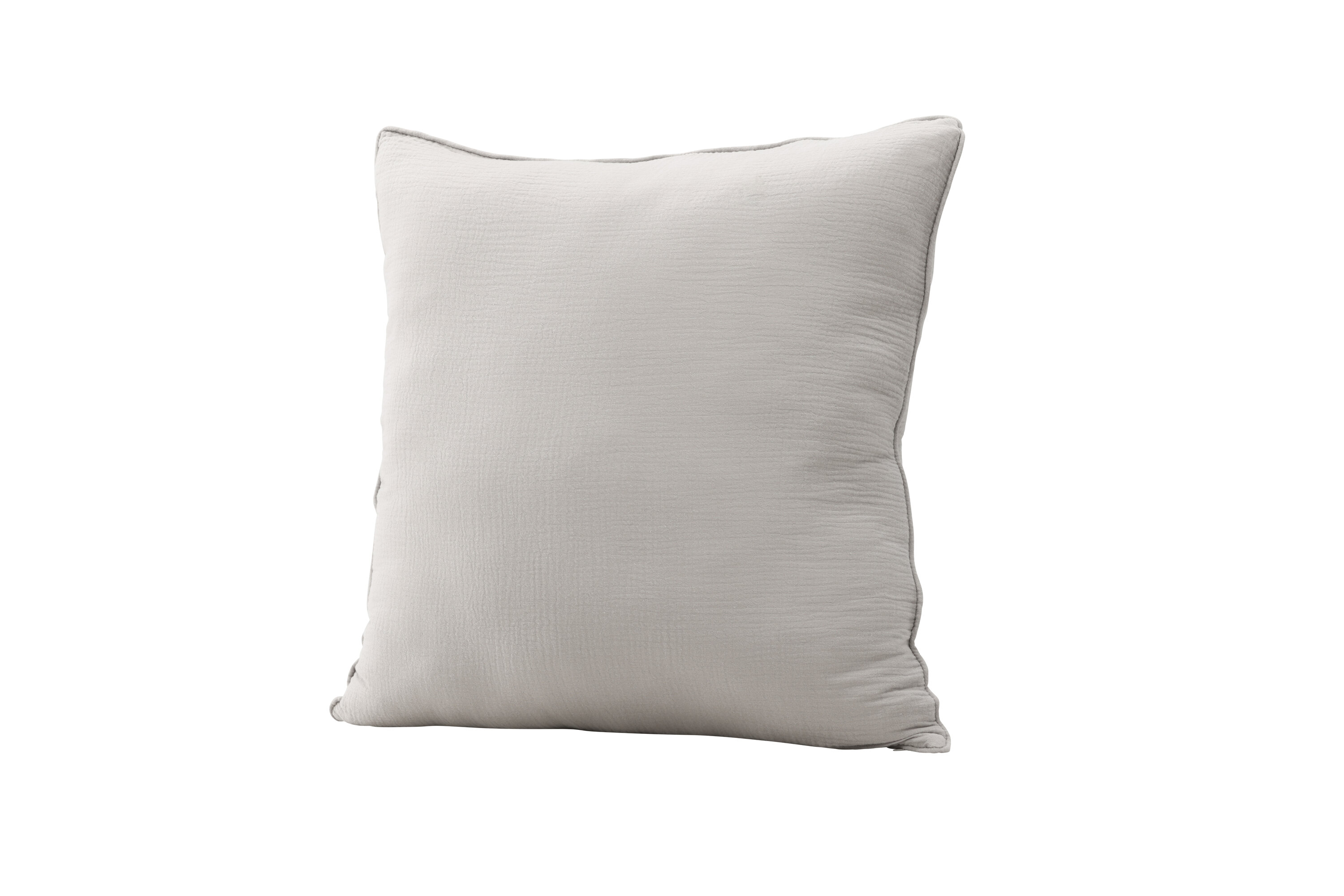 Tyra housse de coussin gris 60 x 60 cm sur fond clair