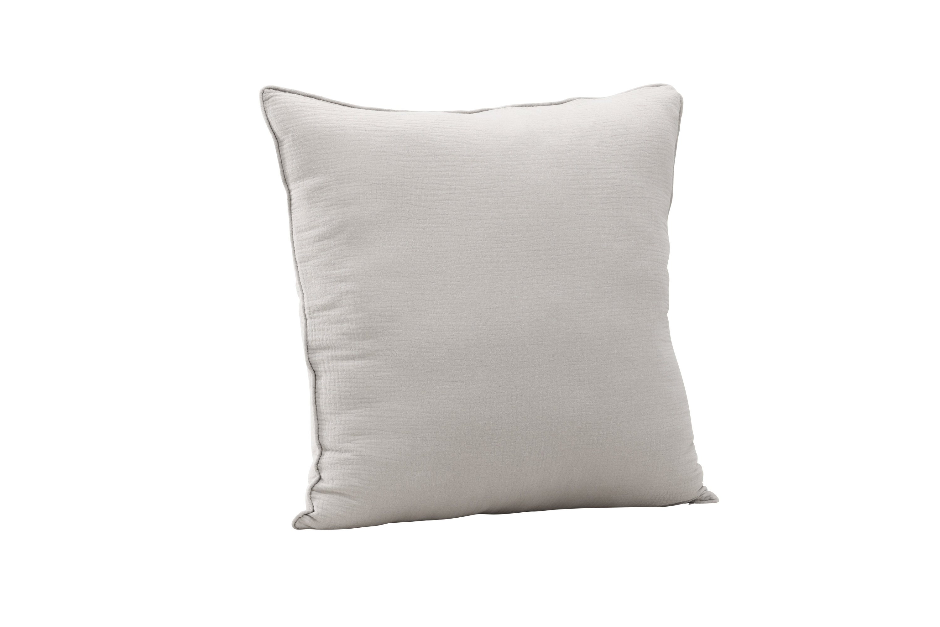 Tyra housse de coussin gris 60 x 60 cm sur fond clair