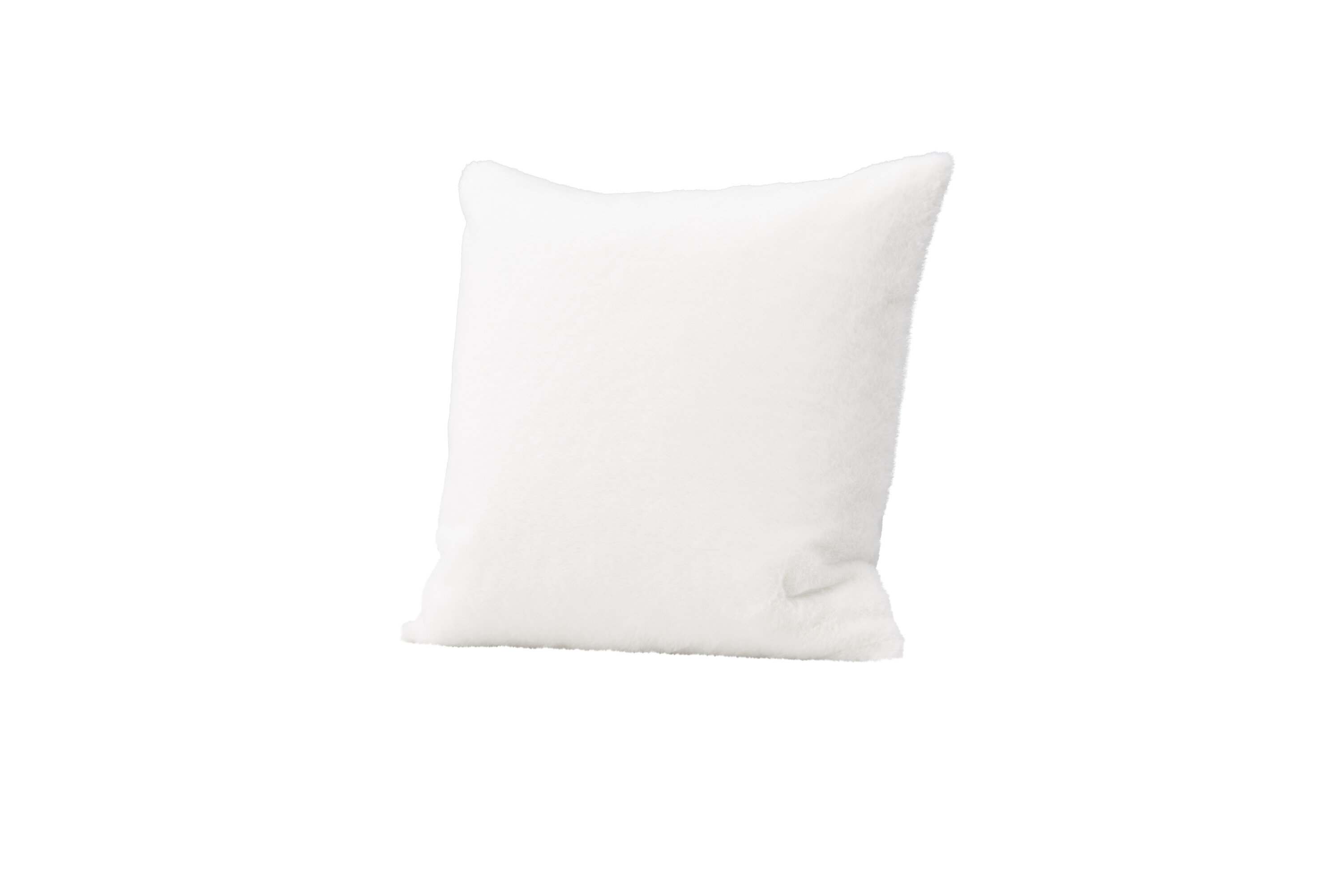 Thea housse de coussin blanc 50 x 50 cm sur fond clair