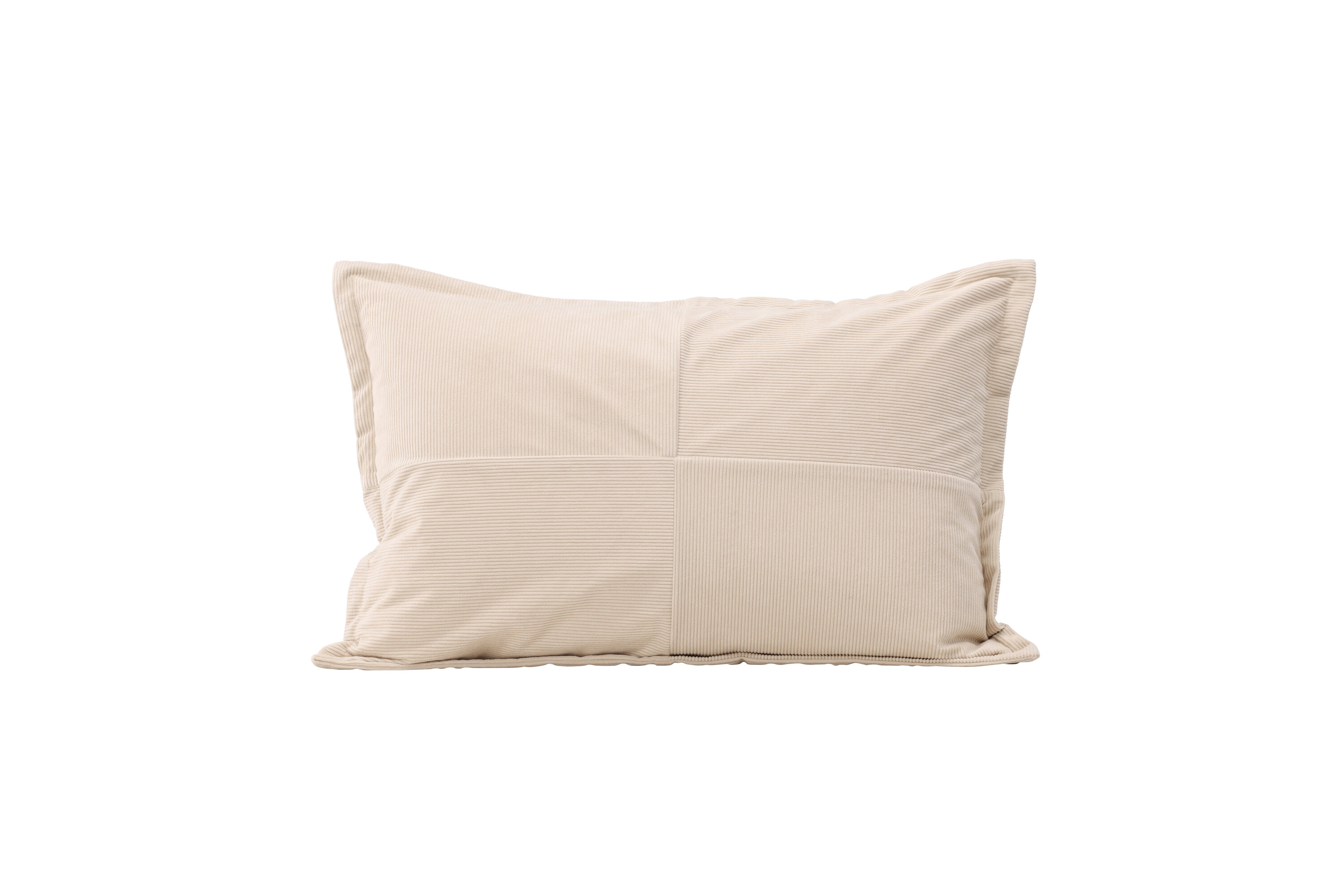 Lykke housse de coussin beige 40 x 60 cm sur fond clair