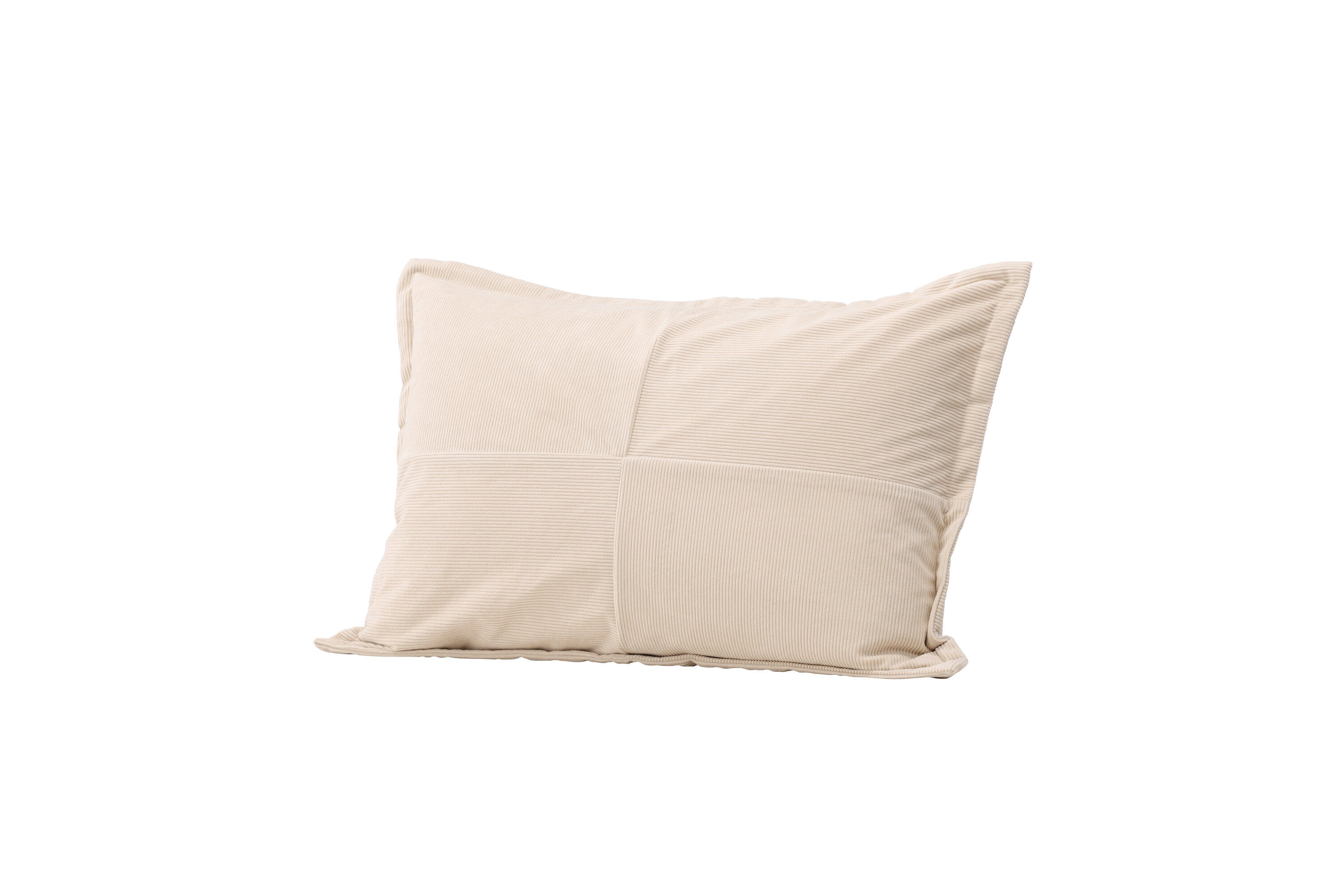 Lykke housse de coussin beige 40 x 60 cm sur fond clair