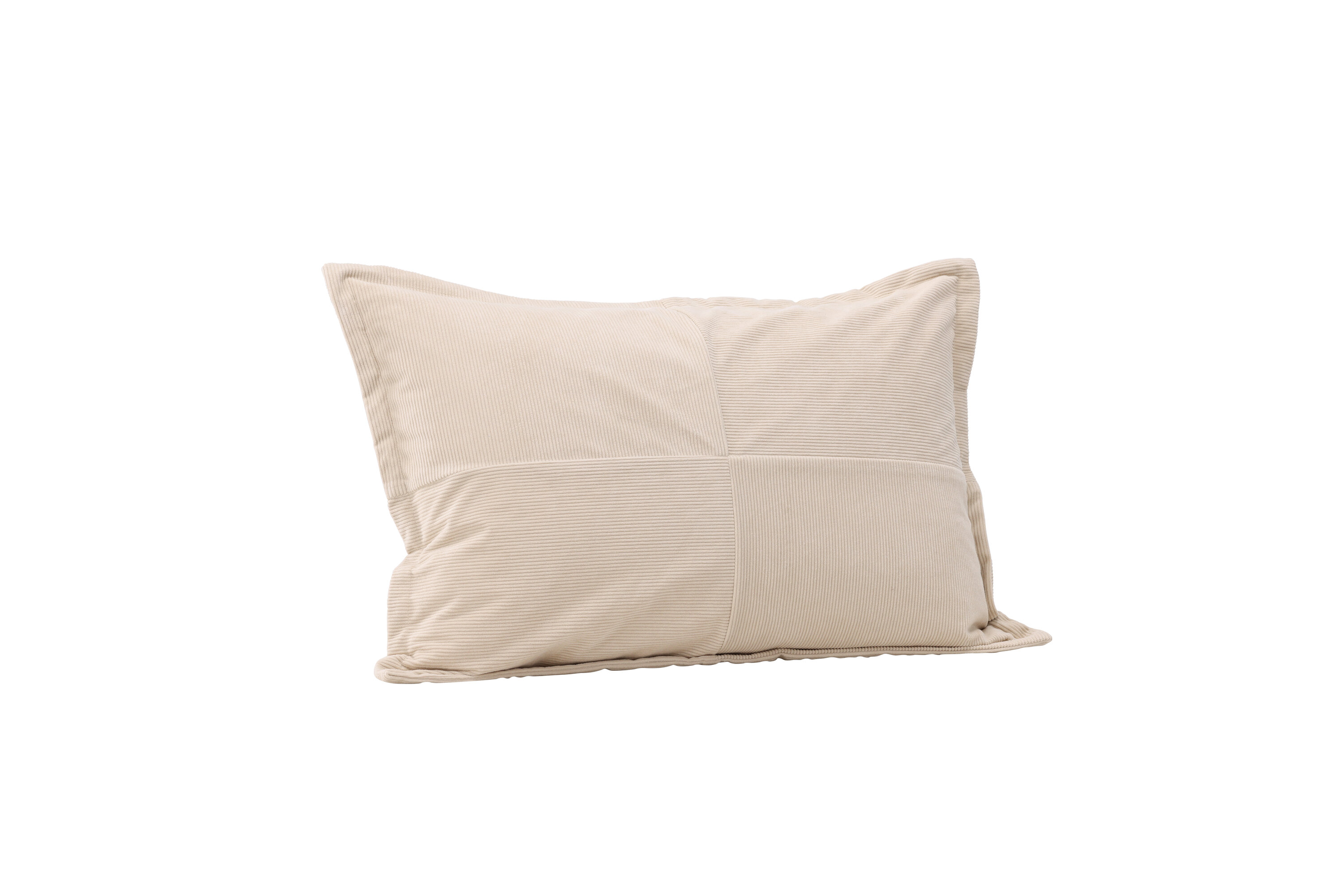 Lykke housse de coussin beige 40 x 60 cm sur fond clair