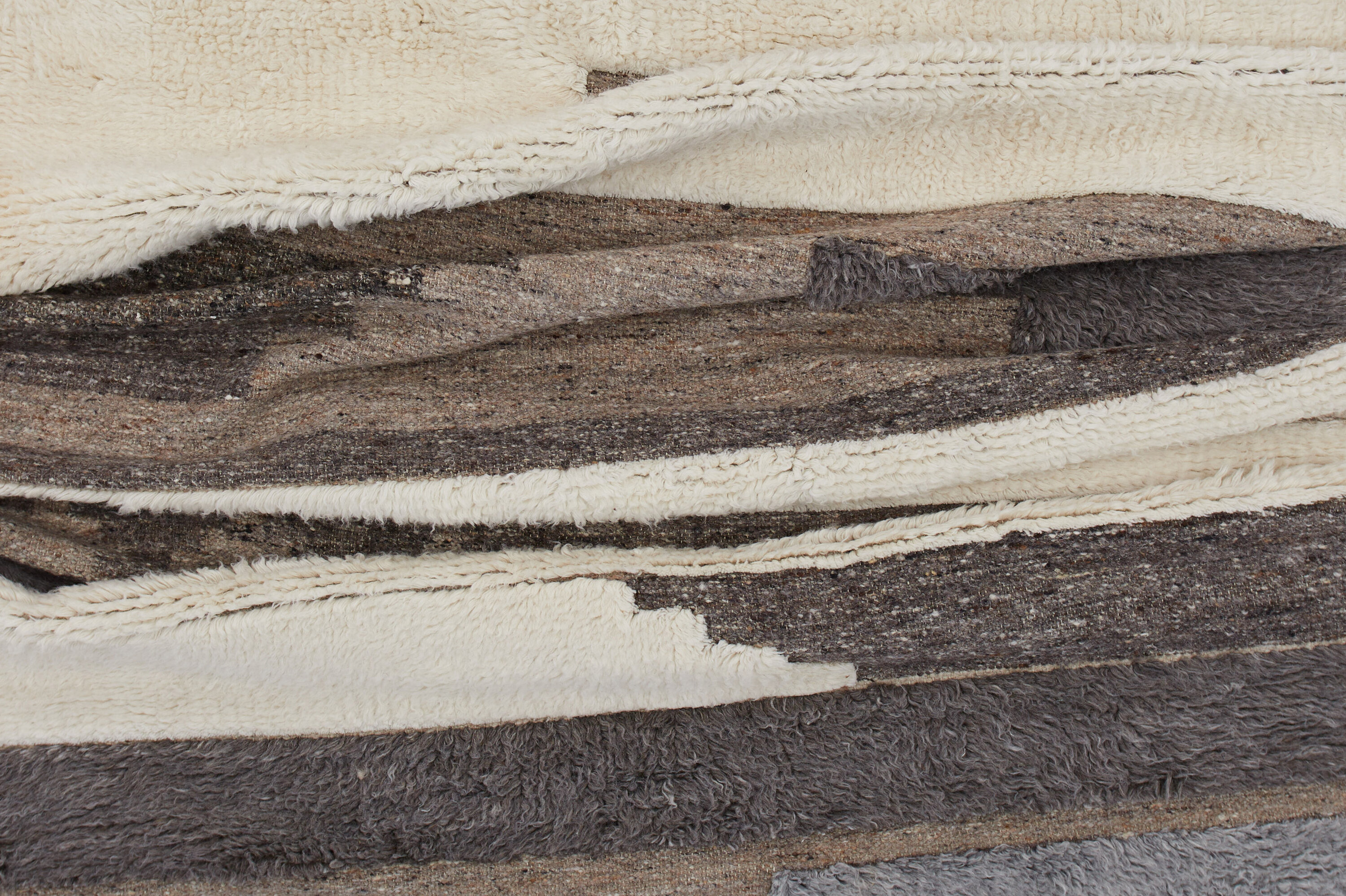 Vincent tapis de salon multicolore, blanc 230 x 160 cm sur fond clair