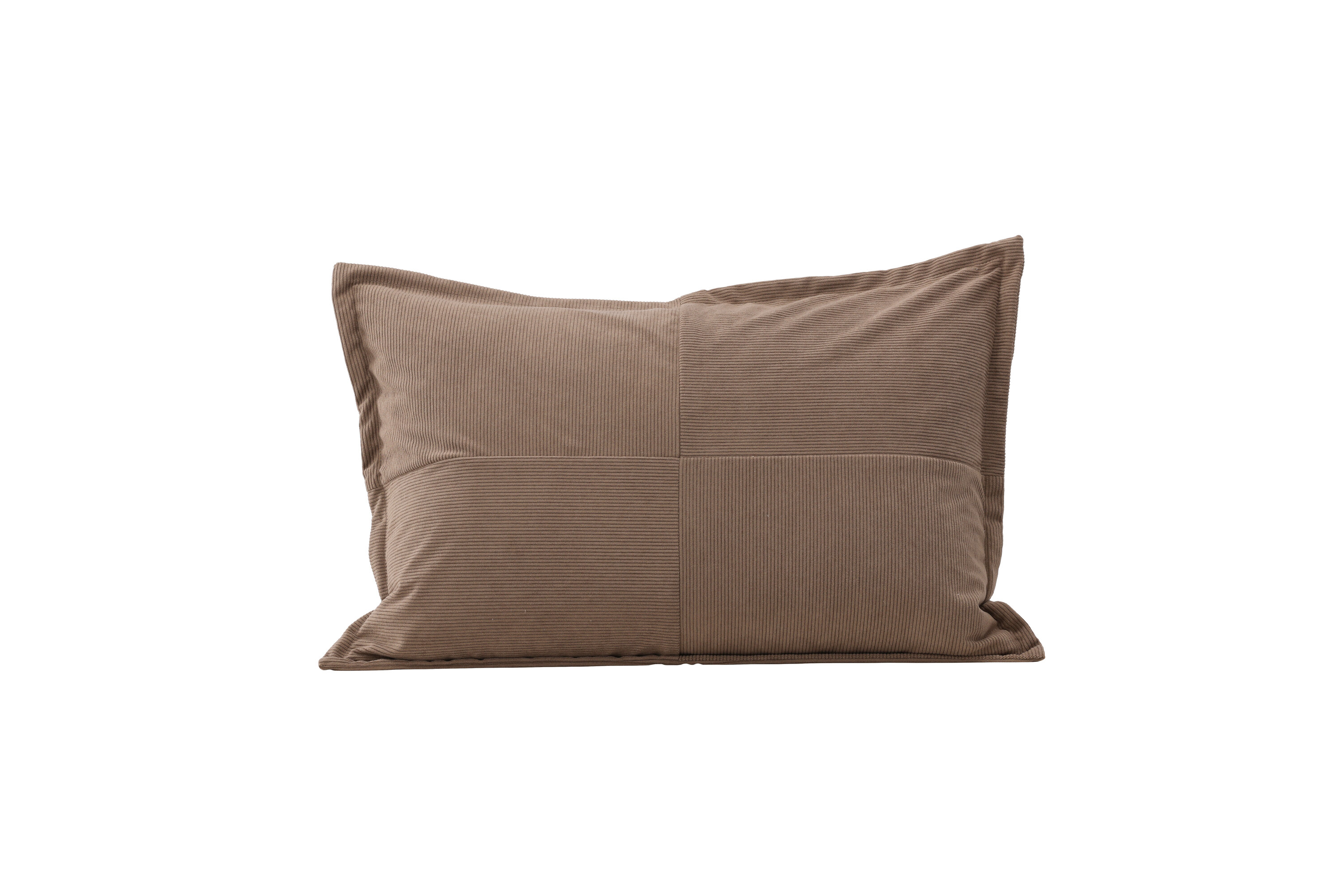 Lykke housse de coussin marron 40 x 60 cm sur fond clair