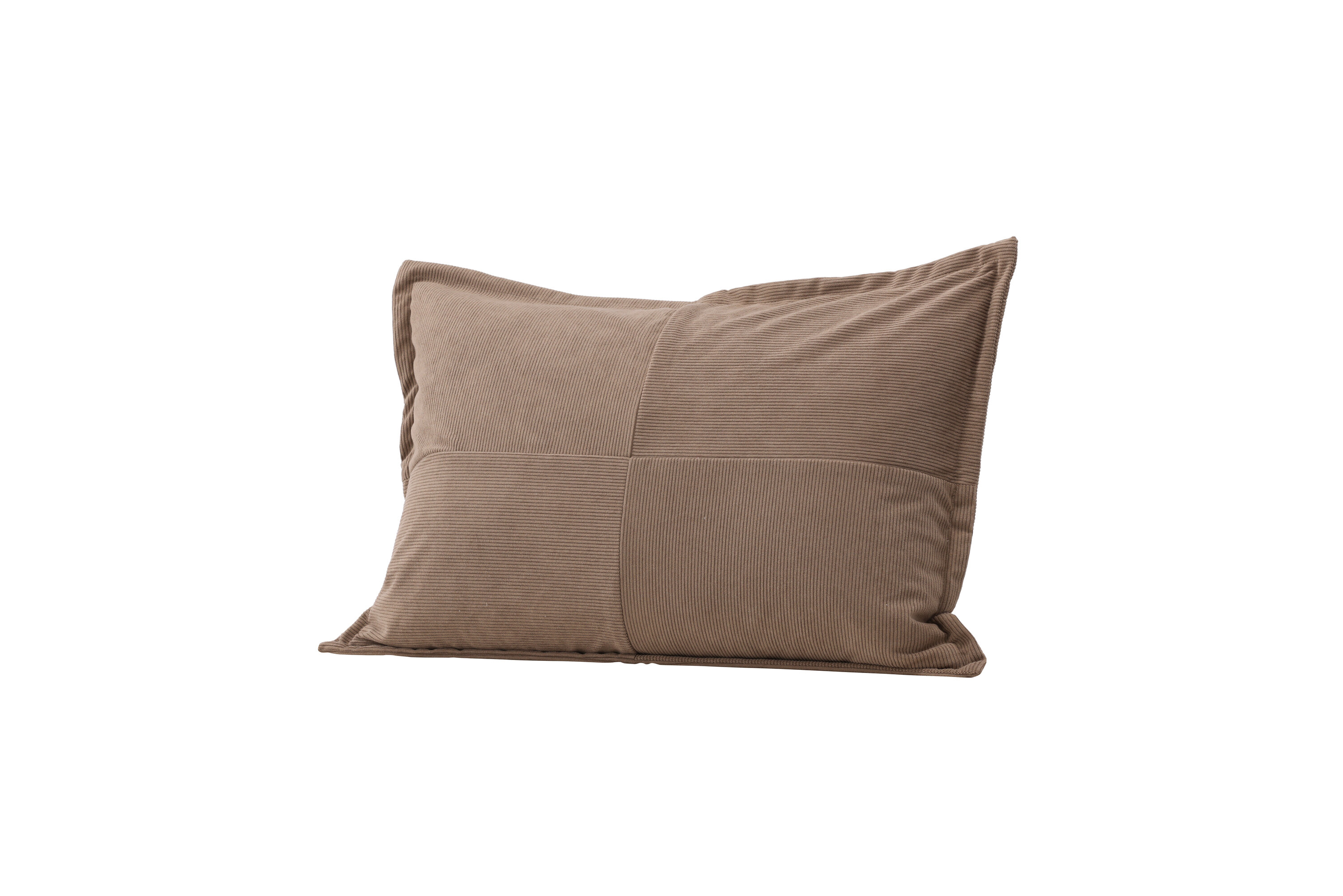 Lykke housse de coussin marron 40 x 60 cm sur fond clair