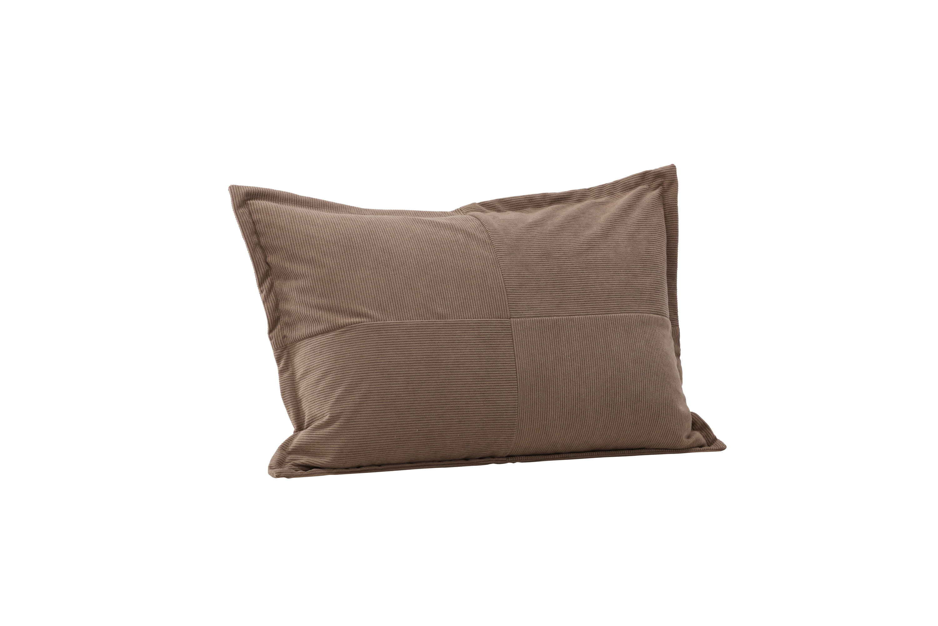 Lykke housse de coussin marron 40 x 60 cm sur fond clair