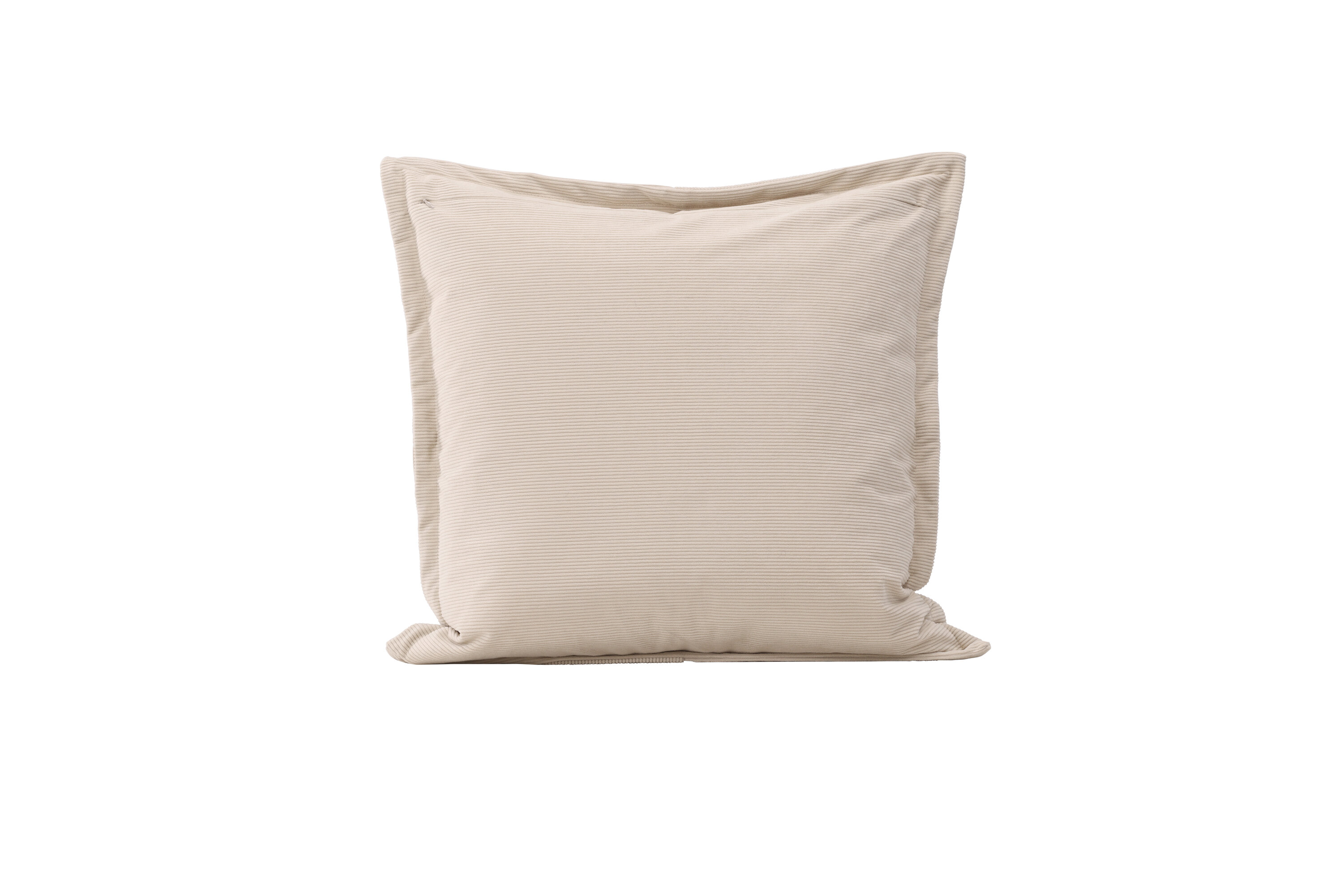 Lykke housse de coussin beige 50 x 50 cm sur fond clair
