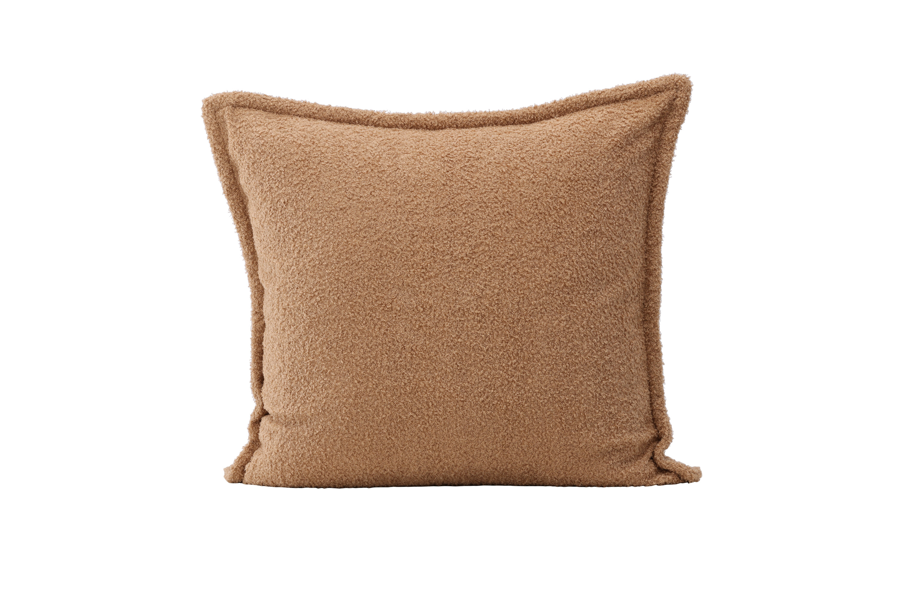 Tuva housse de coussin beige 60 x 60 cm sur fond clair