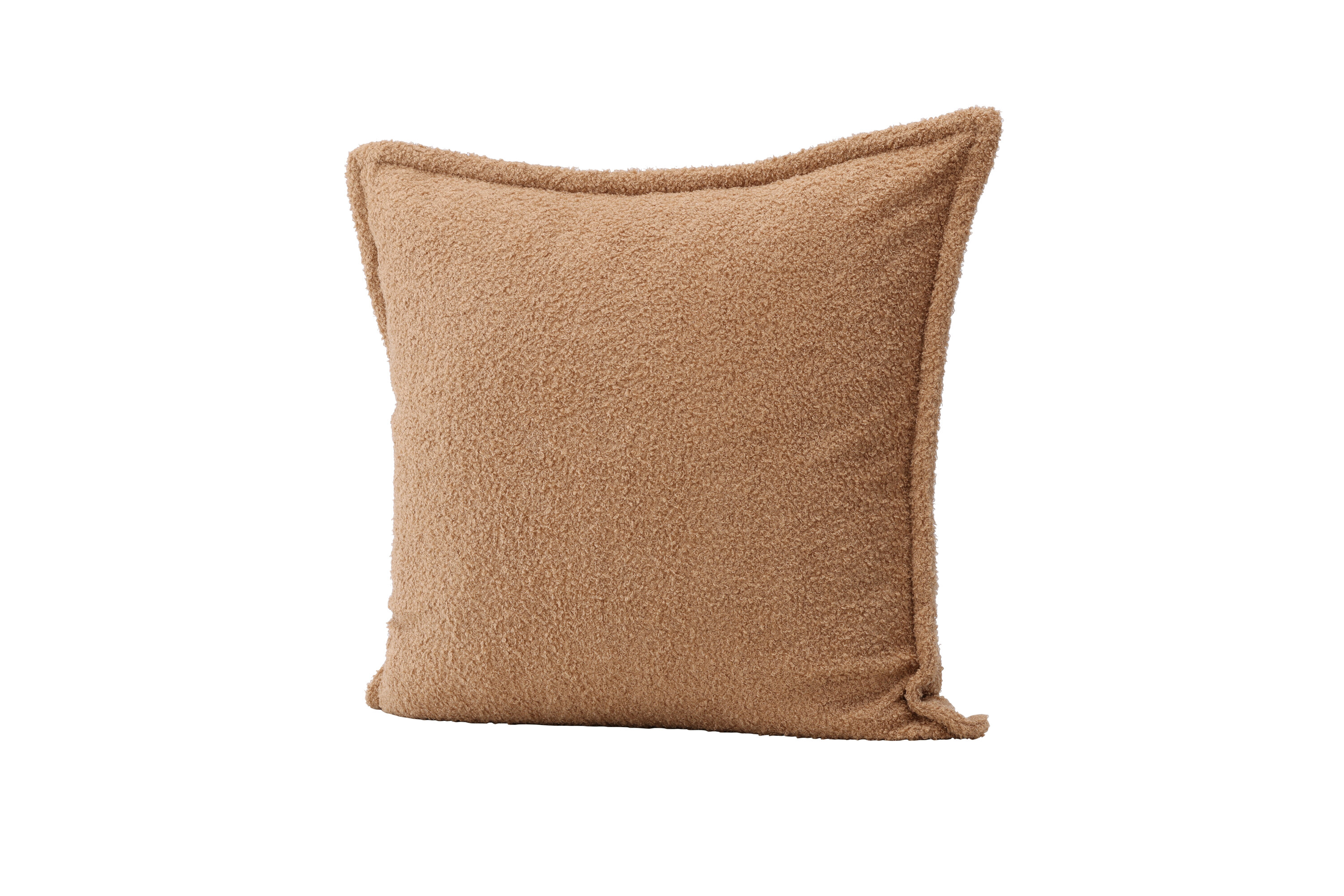 Tuva housse de coussin beige 60 x 60 cm sur fond clair