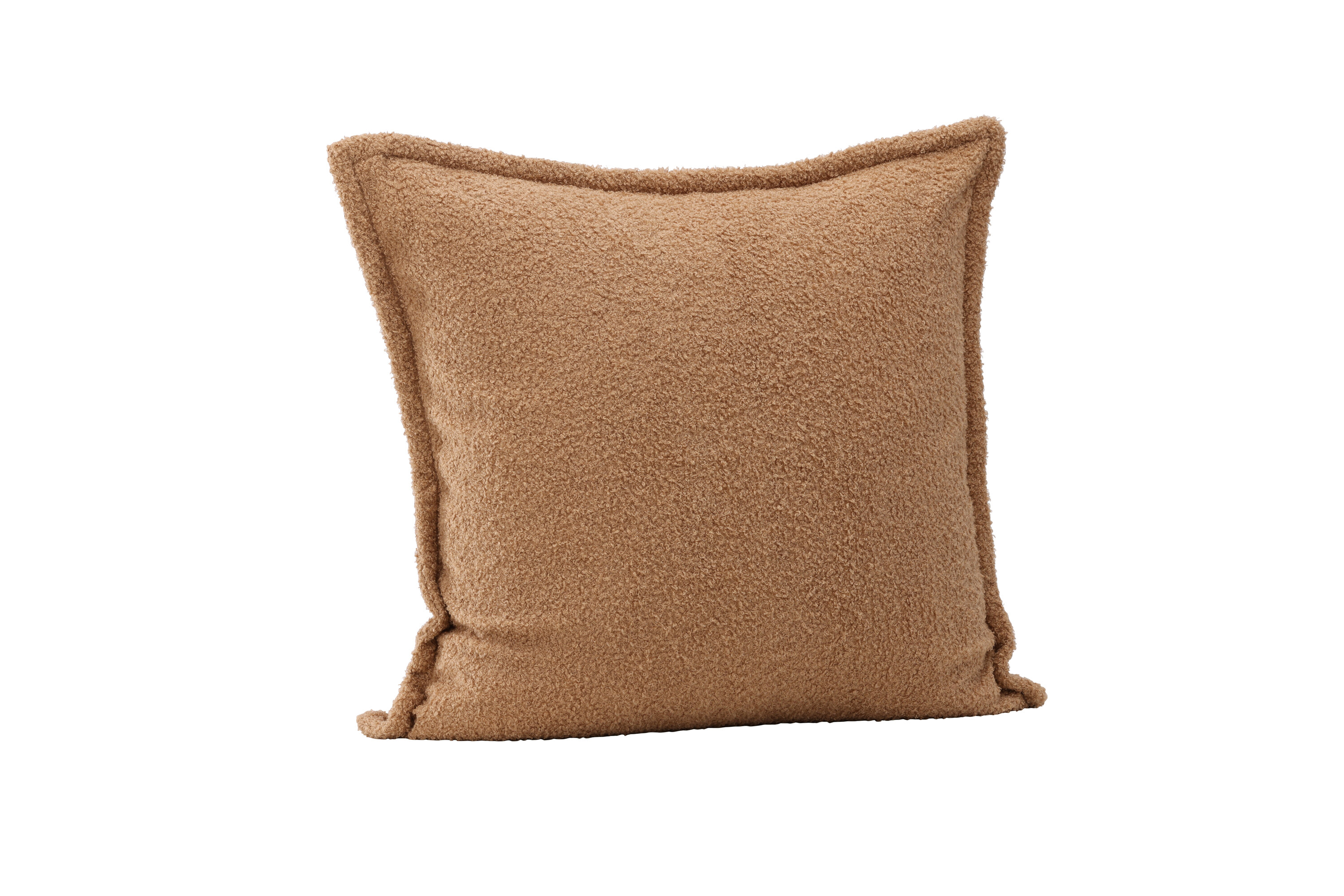 Tuva housse de coussin beige 60 x 60 cm sur fond clair