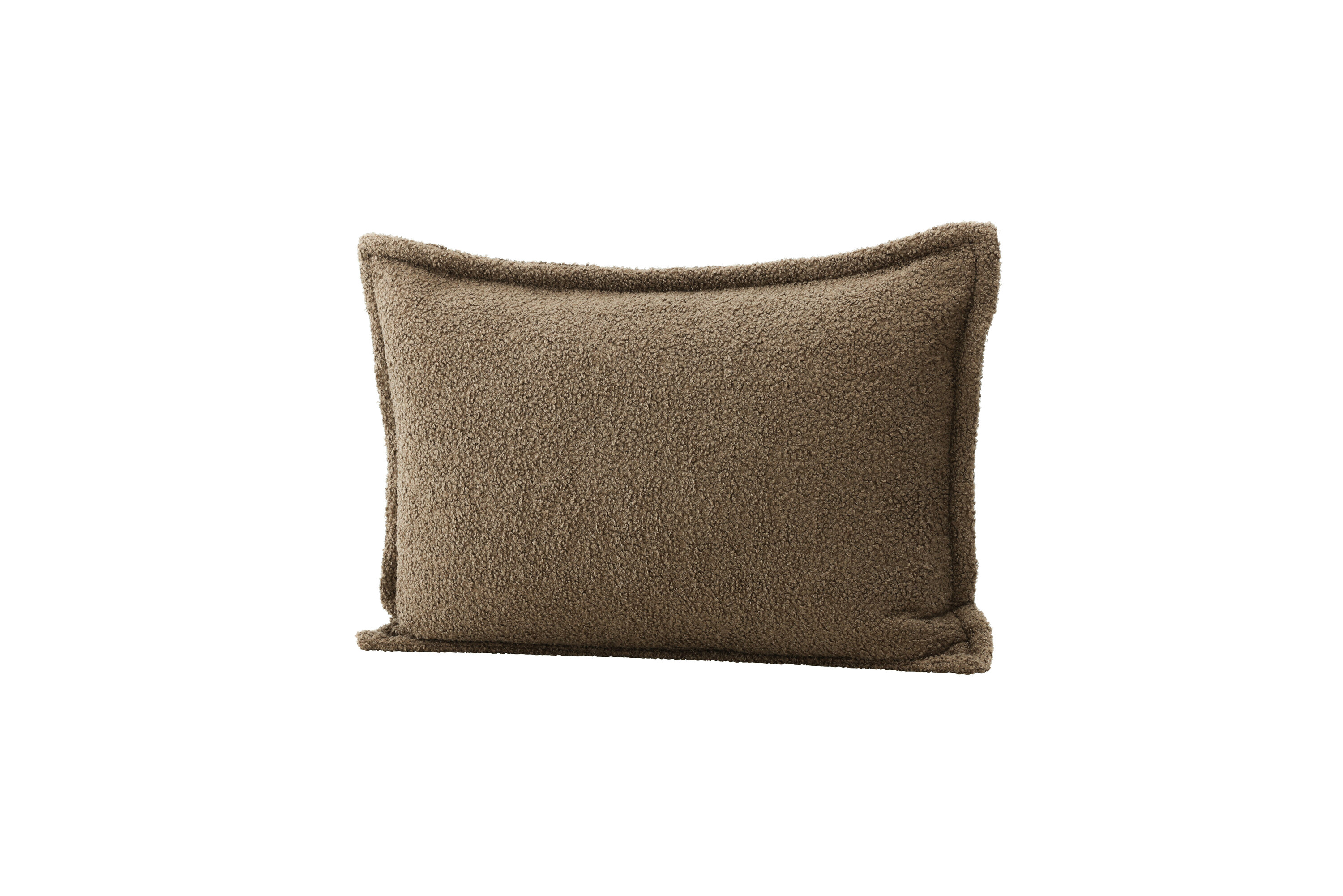 Tuva housse de coussin marron 40 x 60 cm sur fond clair