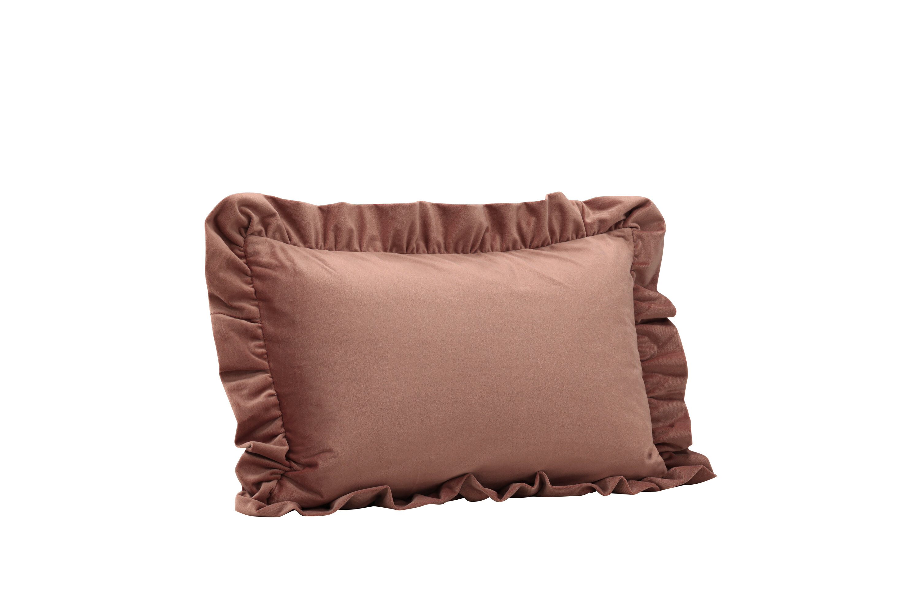 Hailey housse de coussin rose 40 x 60 cm sur fond clair