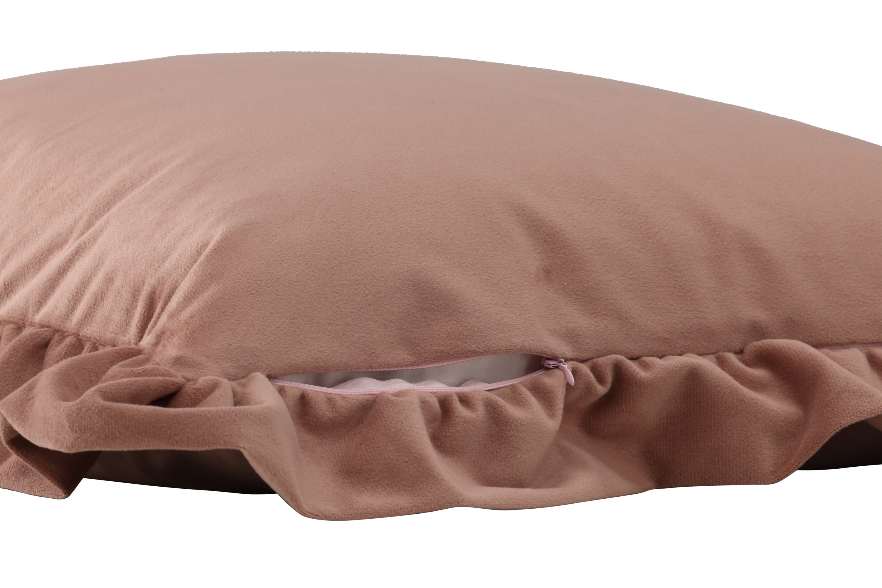 Hailey housse de coussin rose 40 x 60 cm sur fond clair