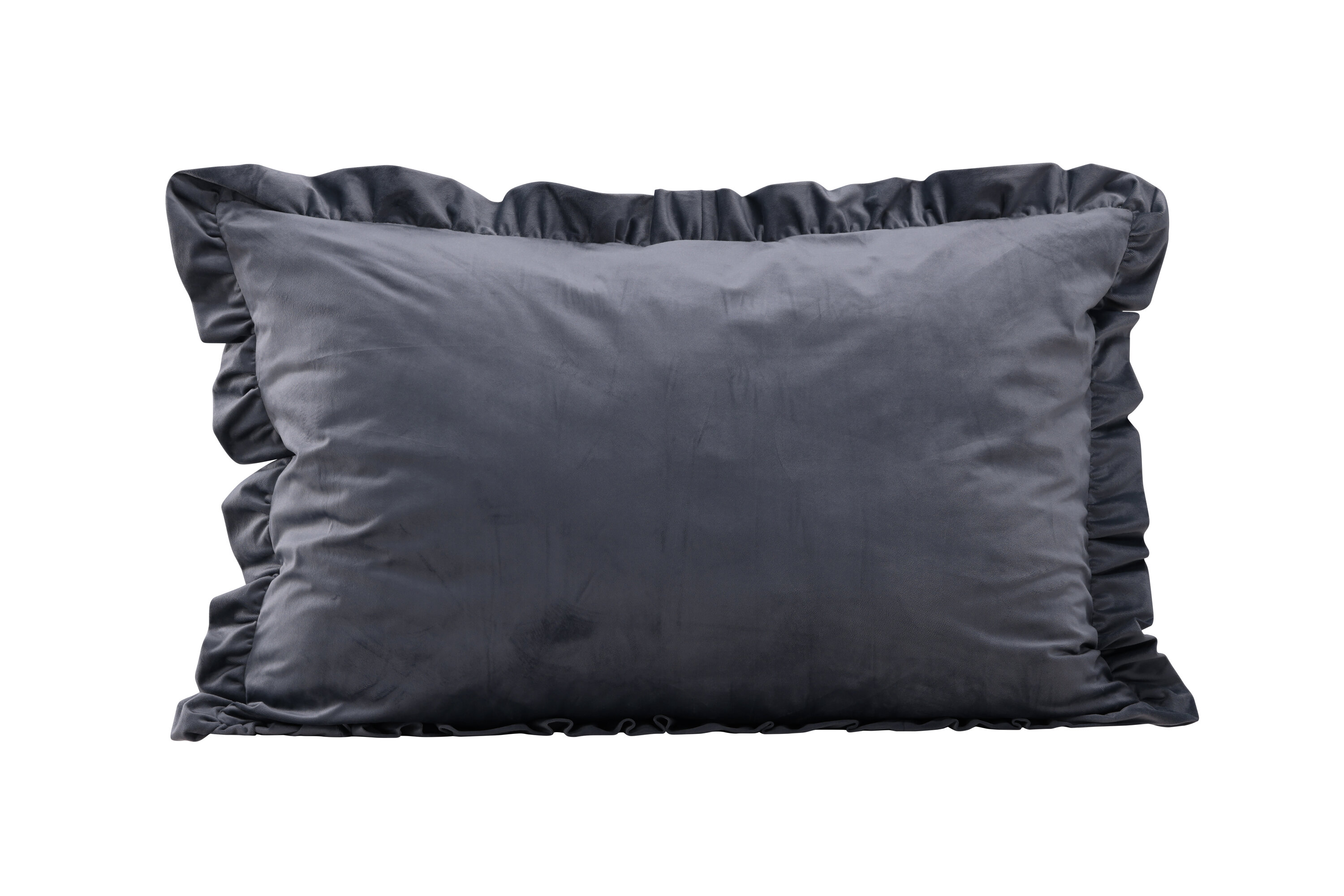 Hailey housse de coussin gris 70 x 100 cm sur fond clair