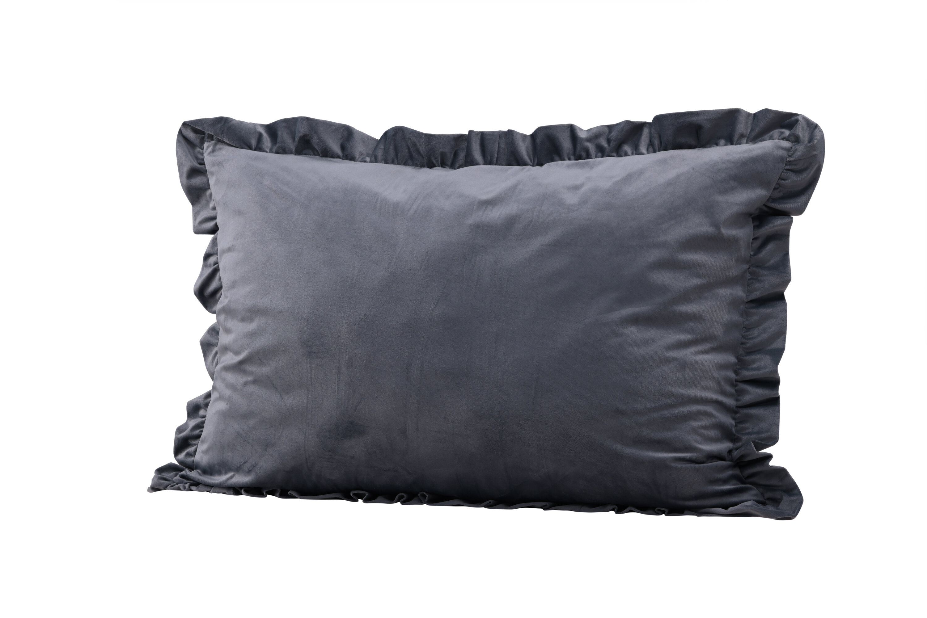 Hailey housse de coussin gris 70 x 100 cm sur fond clair