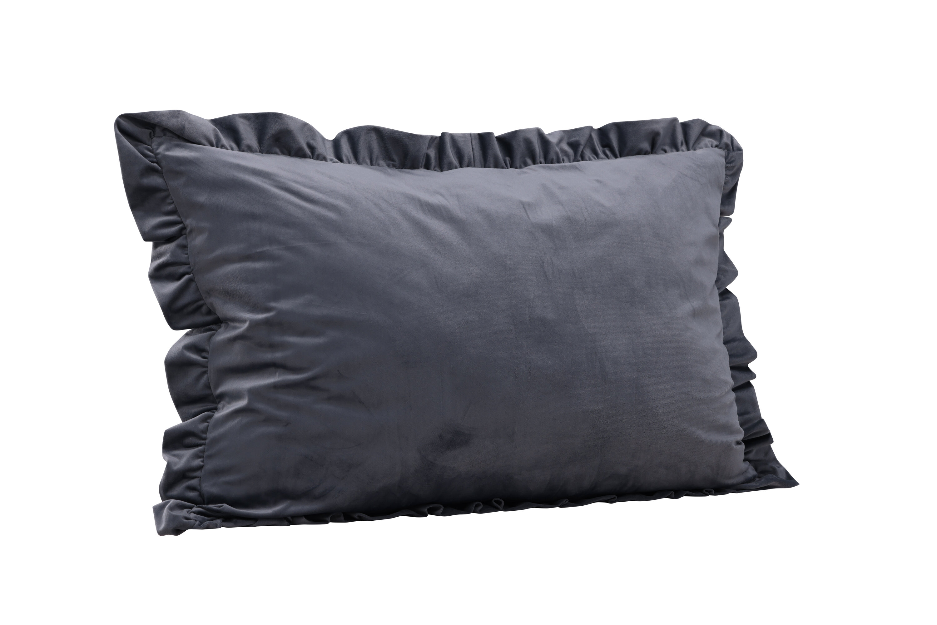 Hailey housse de coussin gris 70 x 100 cm sur fond clair