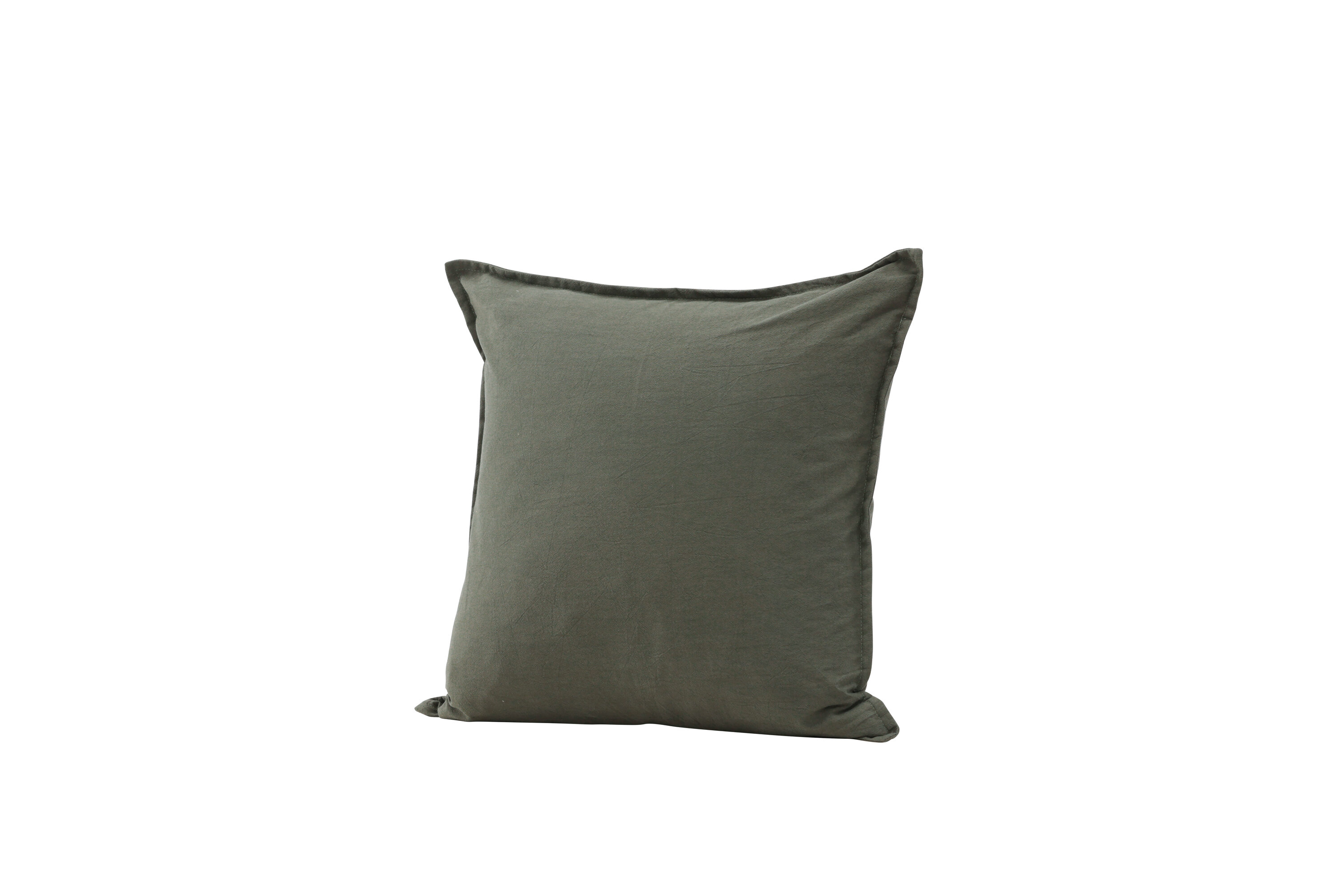 Ronja housse de coussin vert 45 x 45 cm sur fond clair