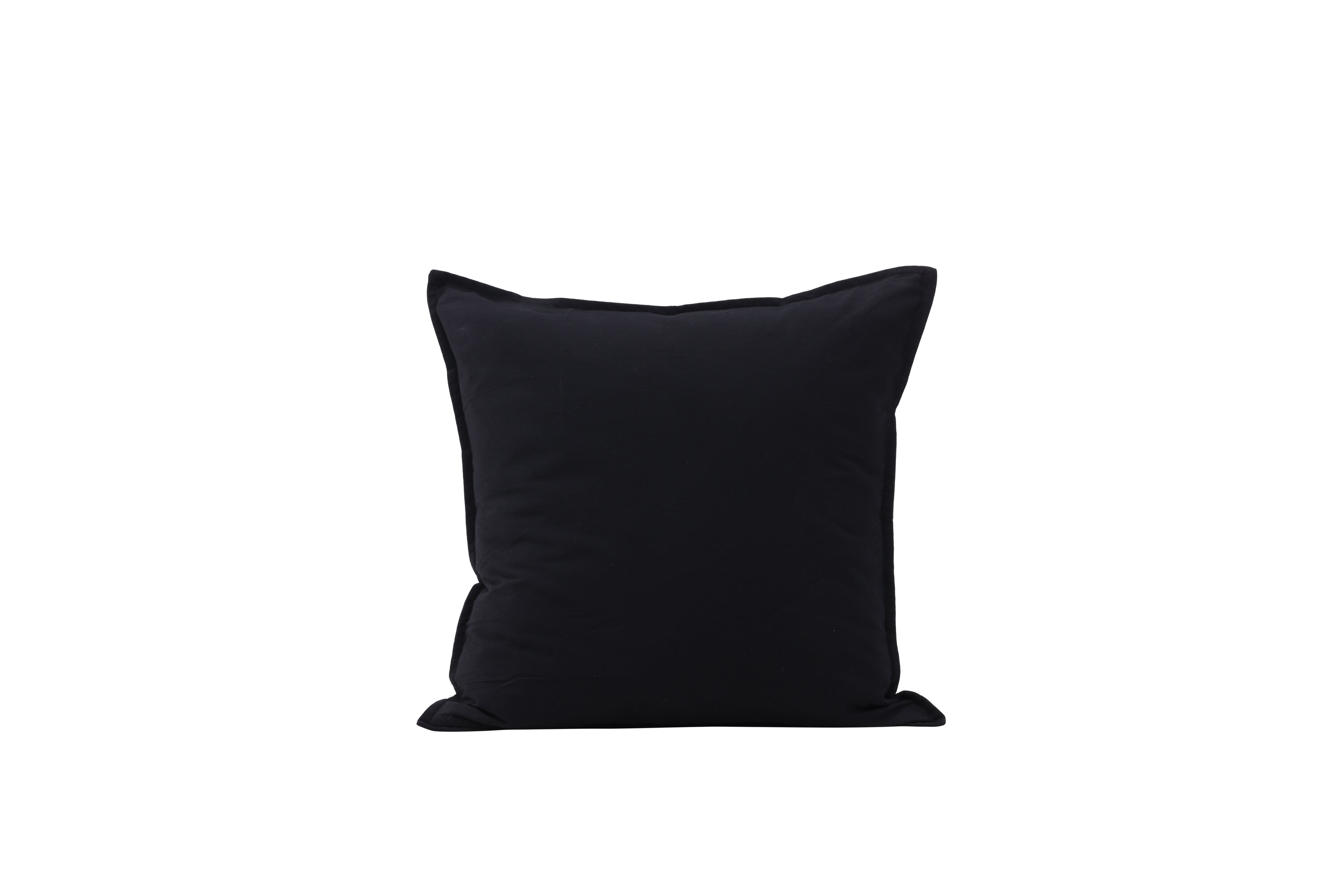Ronja housse de coussin noir 45 x 45 cm sur fond clair