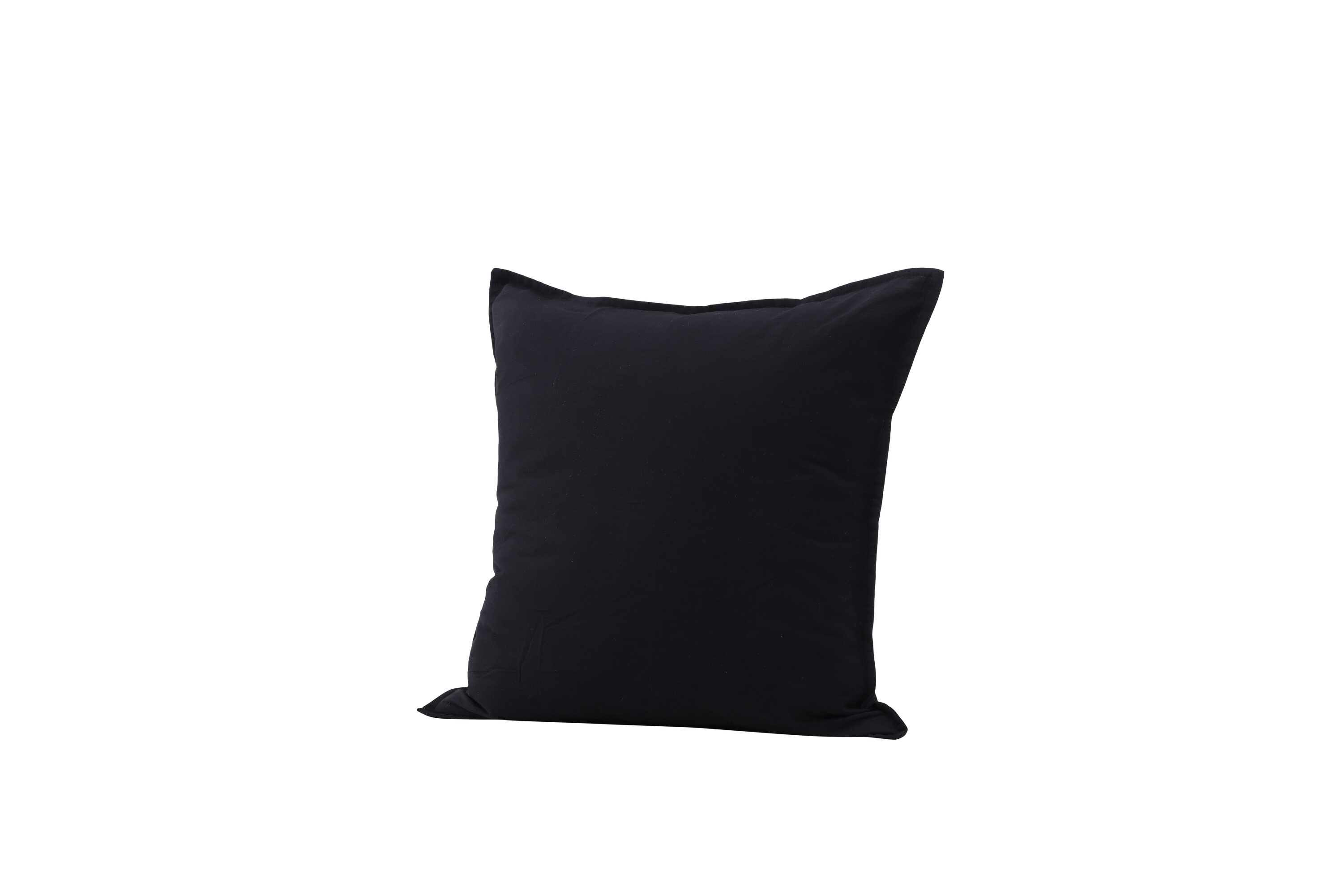 Ronja housse de coussin noir 45 x 45 cm sur fond clair