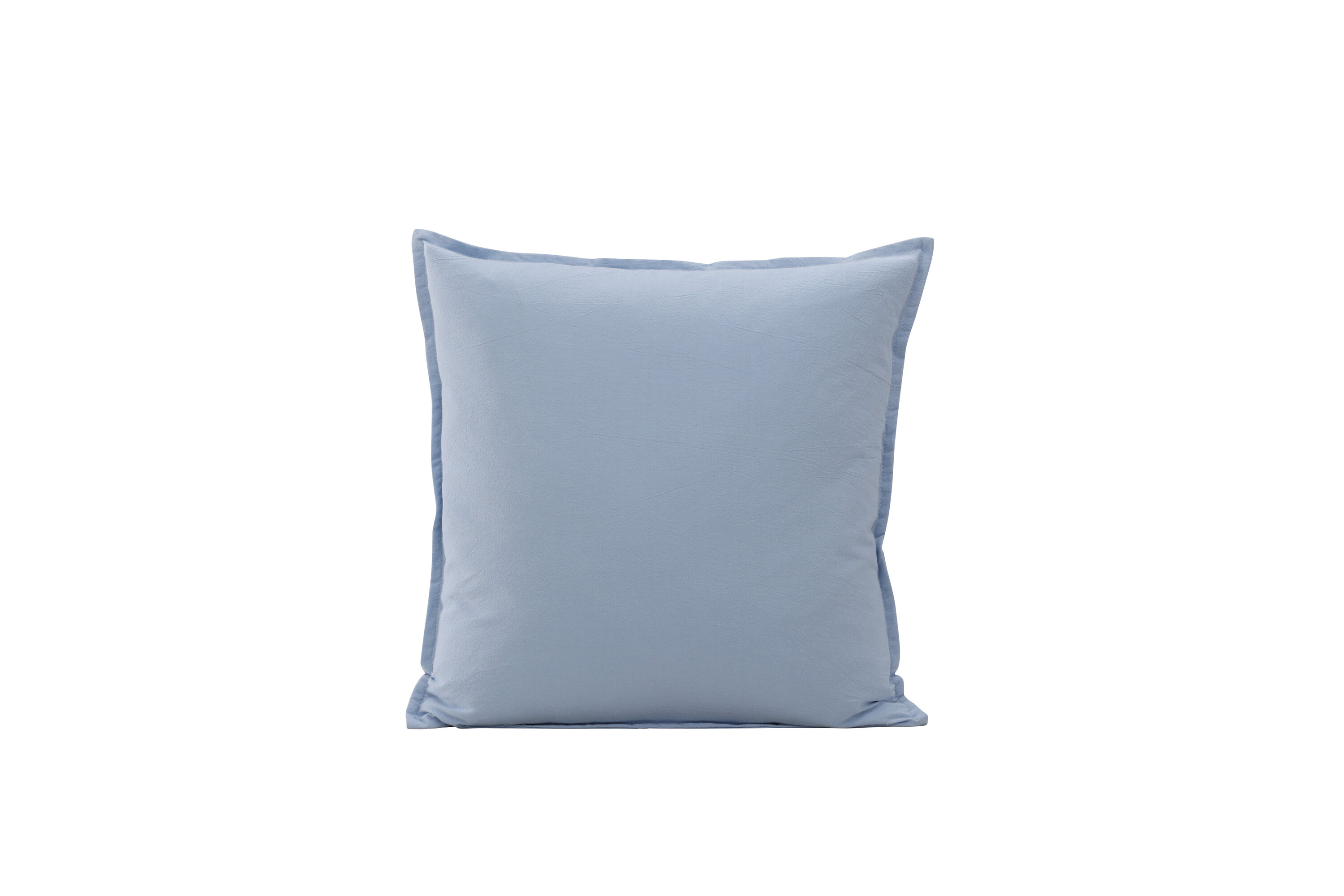 Ronja housse de coussin bleu clair 45 x 45 cm sur fond clair