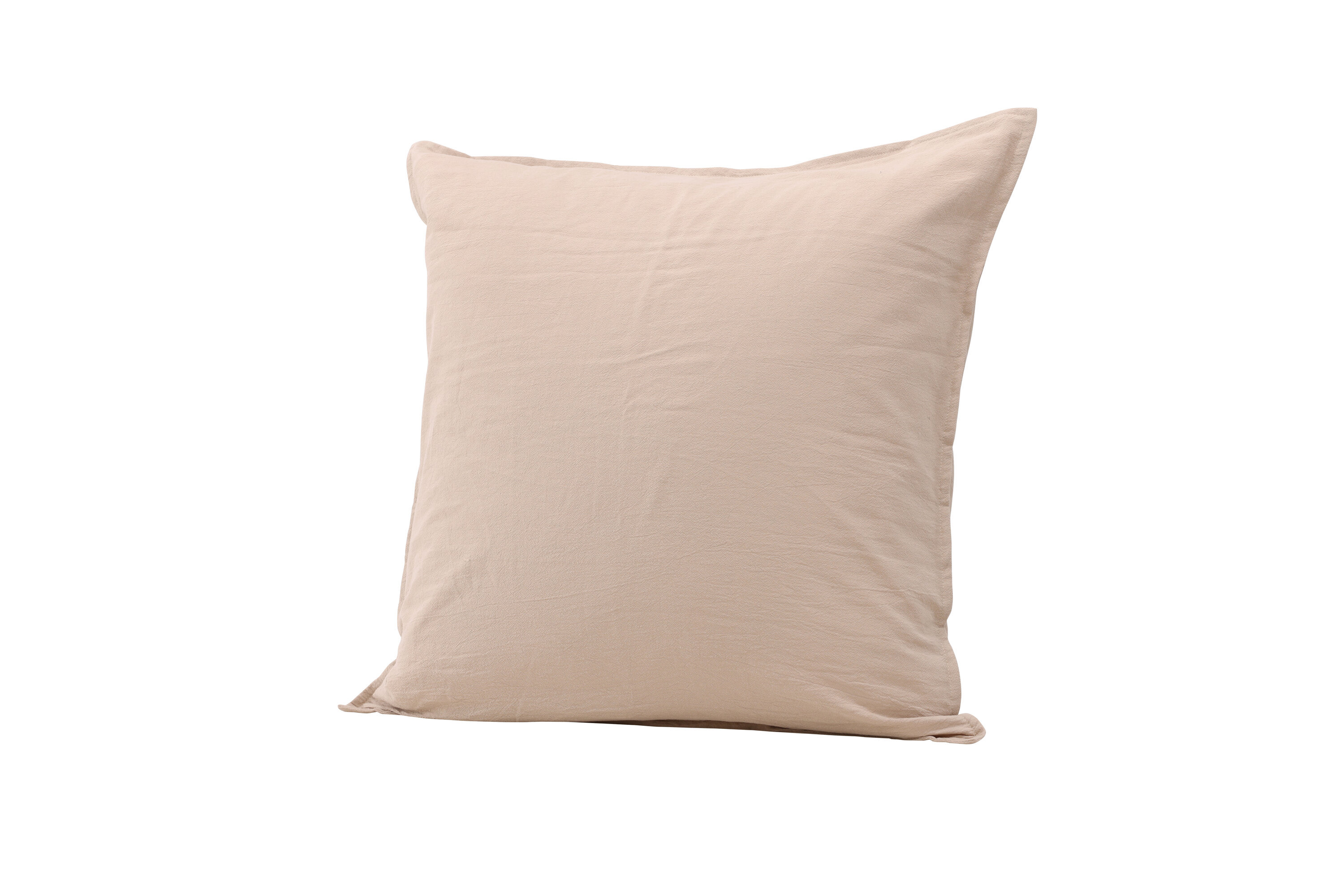Ronja housse de coussin beige 60 x 60 cm sur fond clair