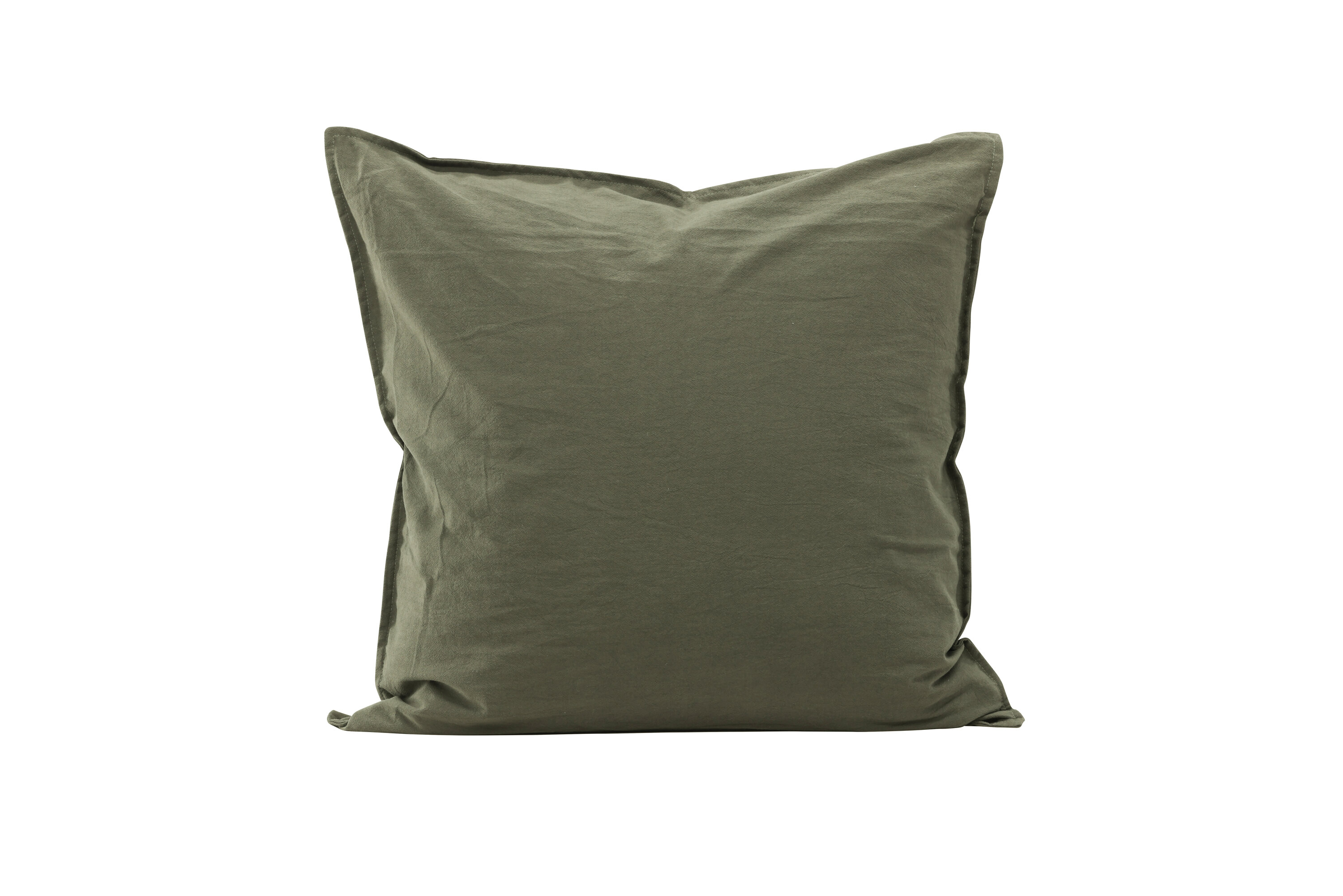 Ronja housse de coussin vert 60 x 60 cm sur fond clair