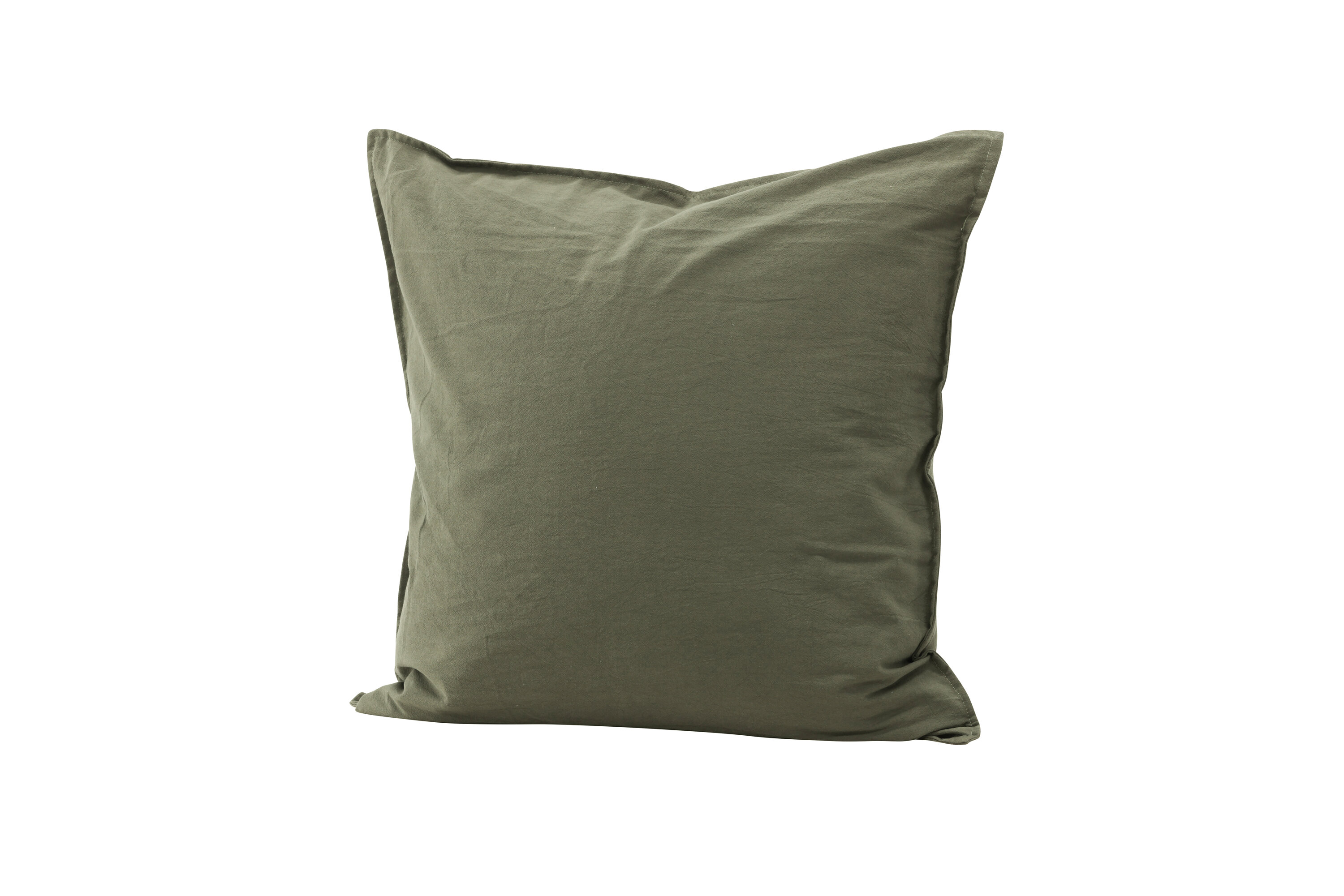 Ronja housse de coussin vert 60 x 60 cm sur fond clair