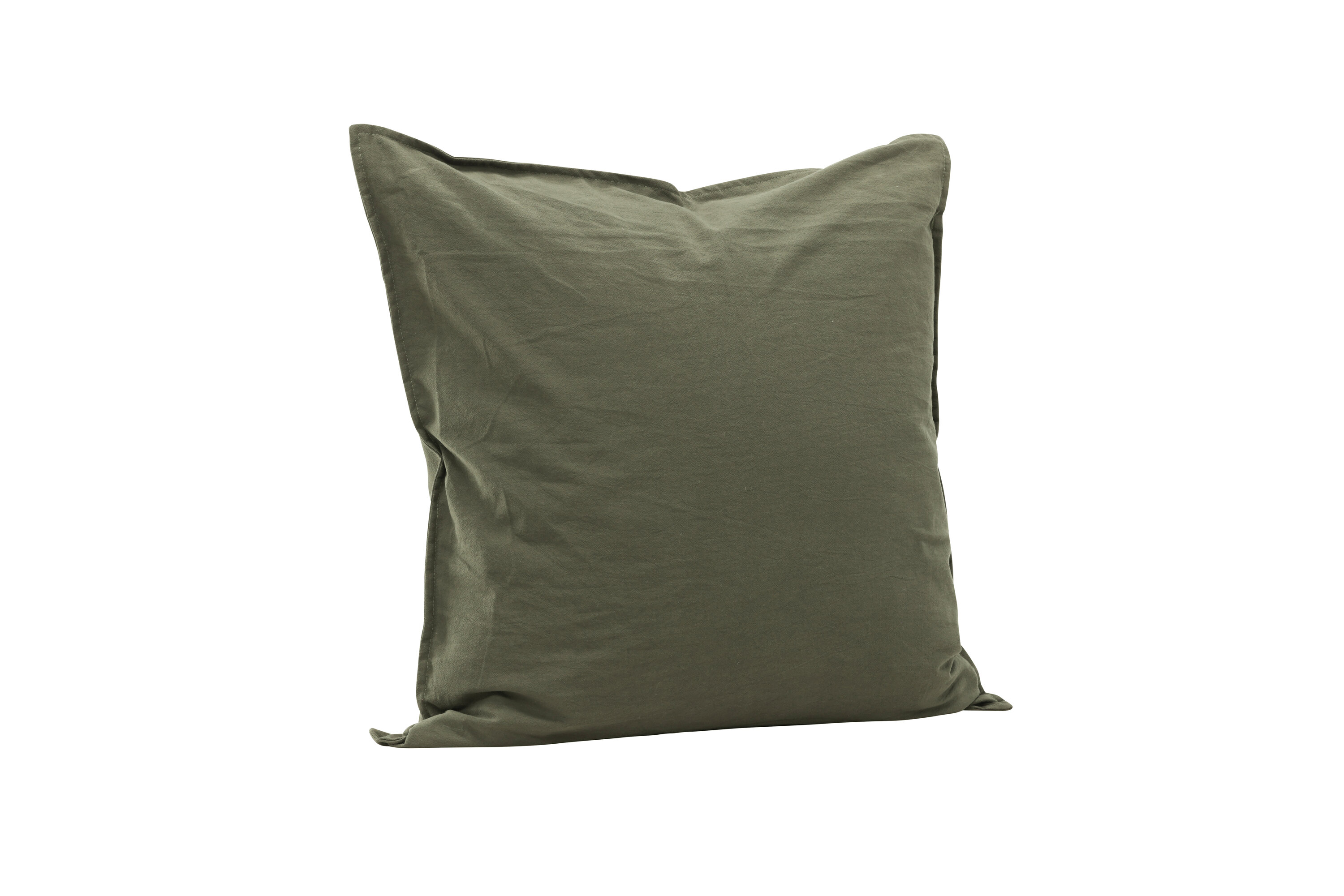 Ronja housse de coussin vert 60 x 60 cm sur fond clair