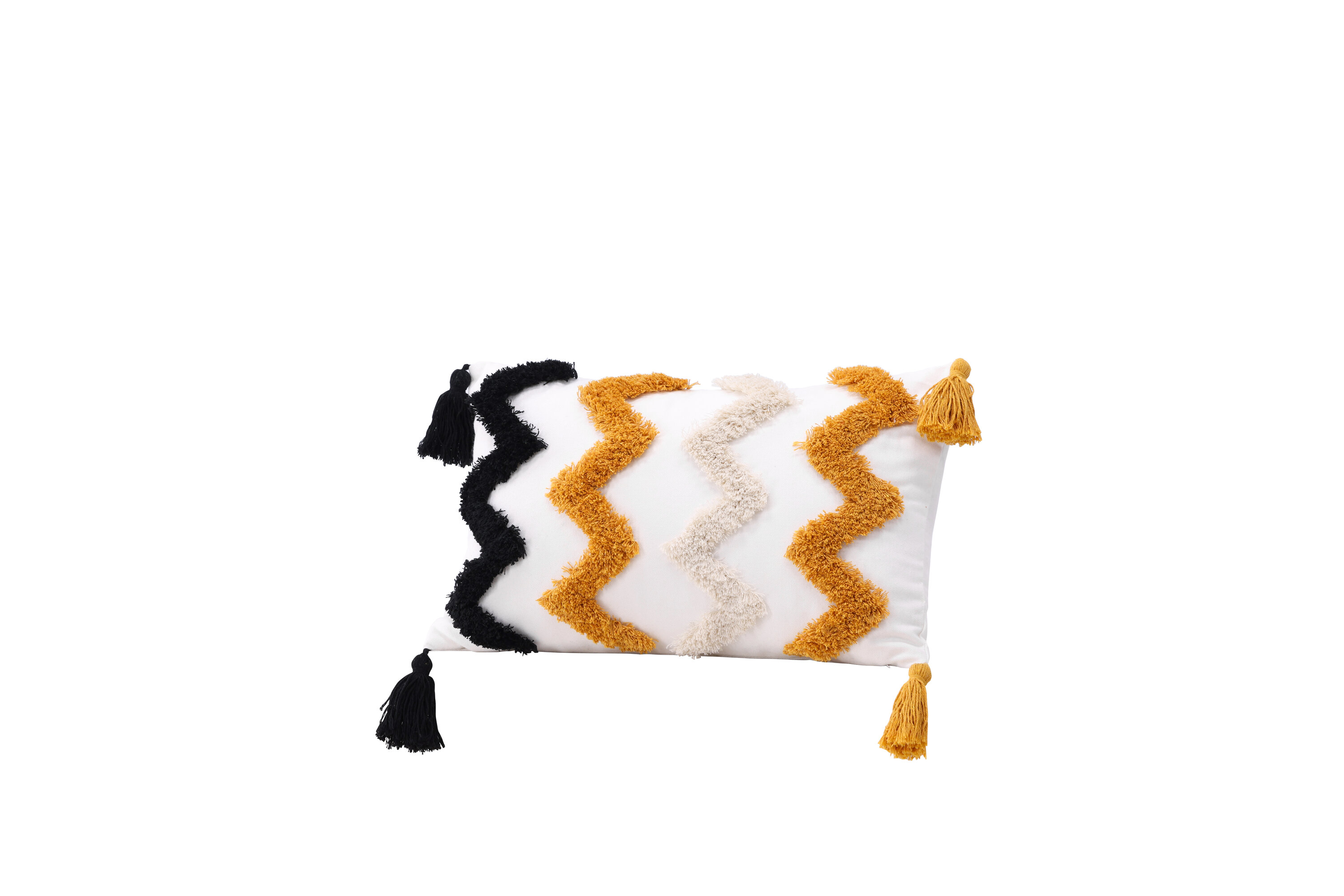 Melina housse de coussin blanc 30 x 50 cm sur fond clair