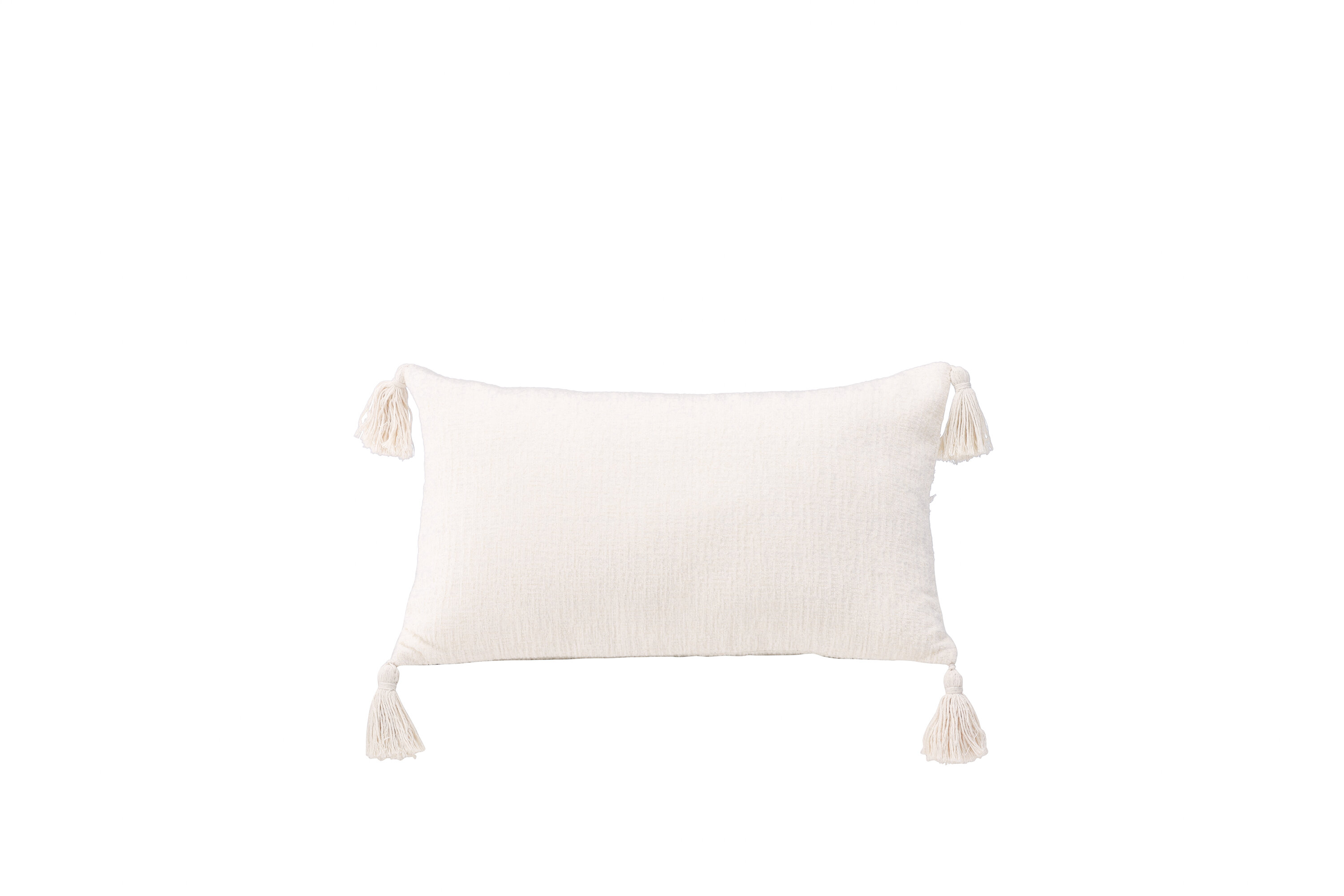 Millie housse de coussin blanc 30 x 50 cm sur fond clair