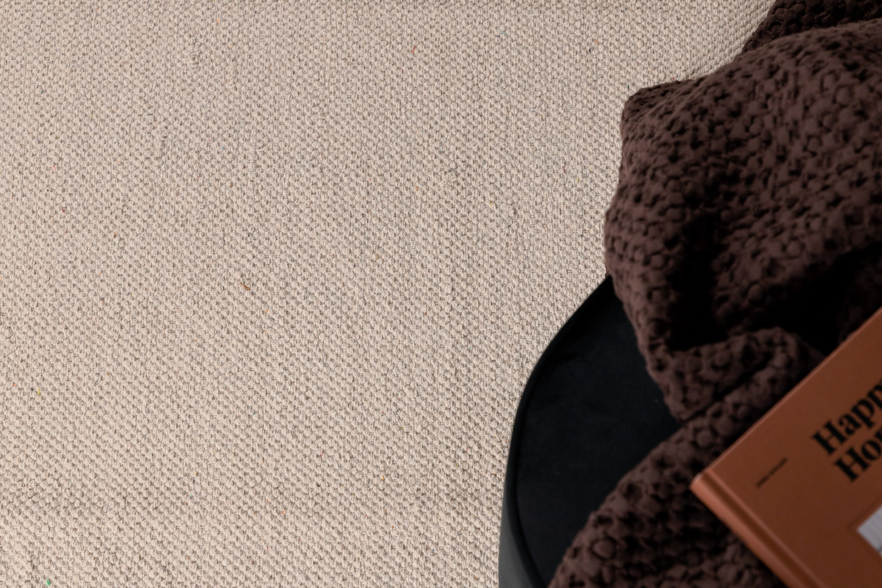Détail du tapis de salon Panipat beige 300 x 200 cm