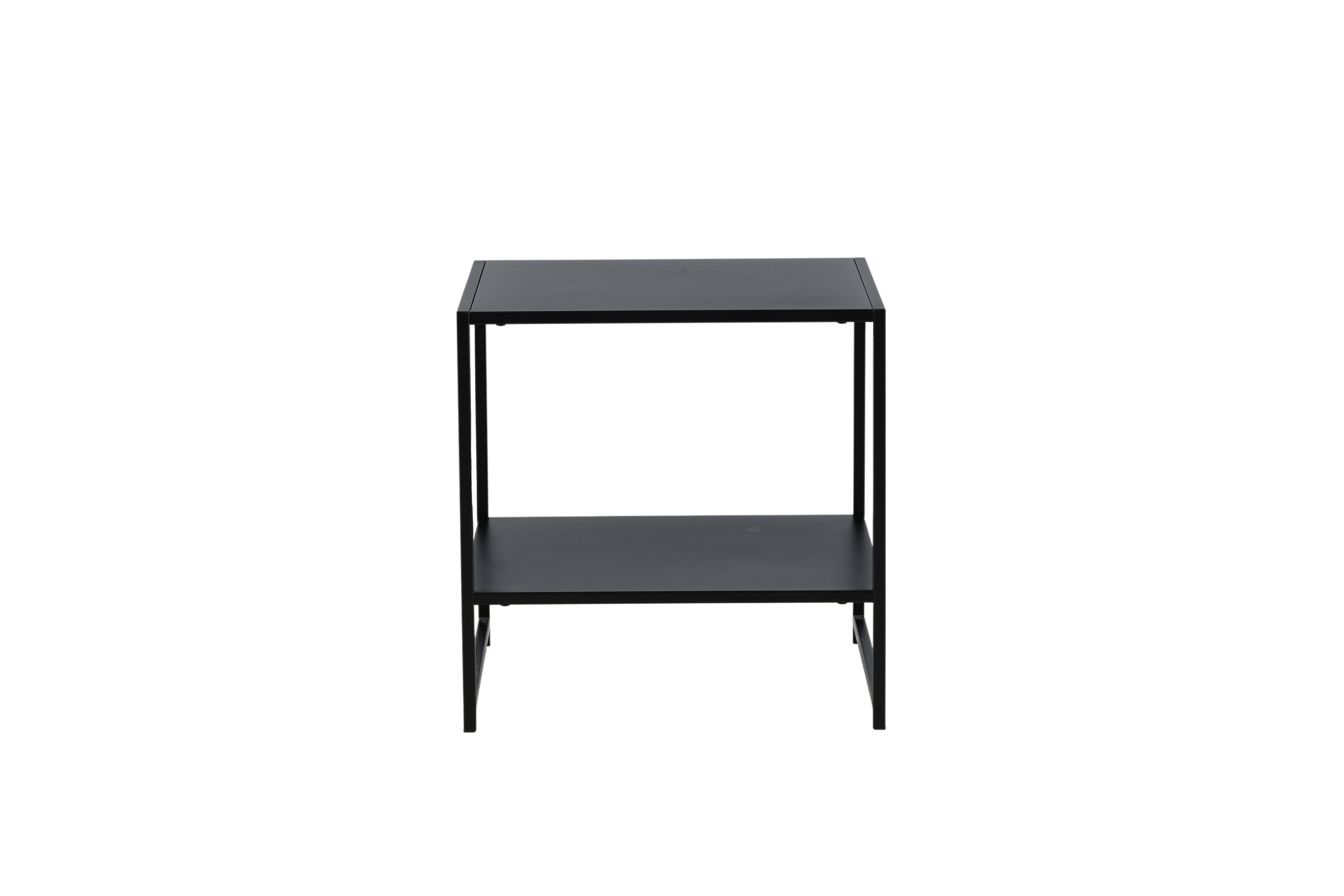 Staal table d'appoint noir 50 x 50 cm sur fond clair