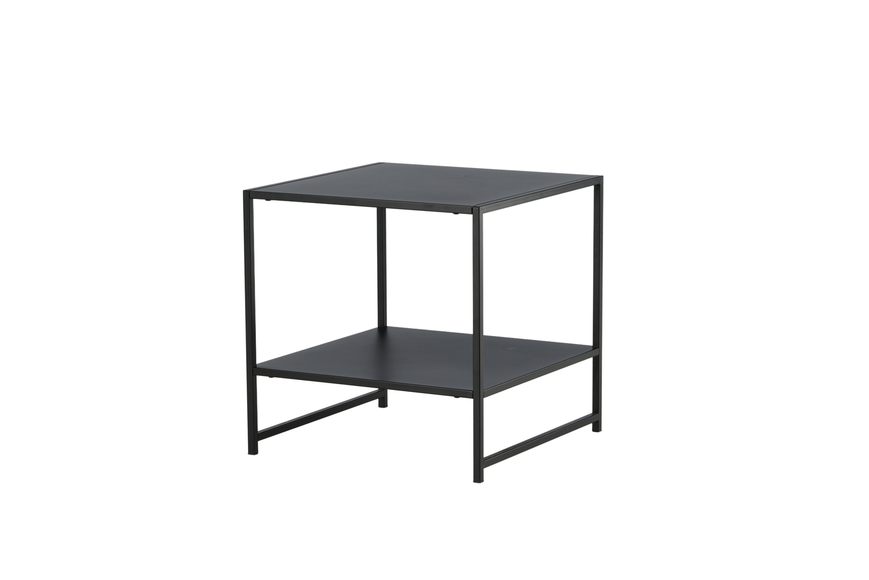 Staal table d'appoint noir 50 x 50 cm sur fond clair