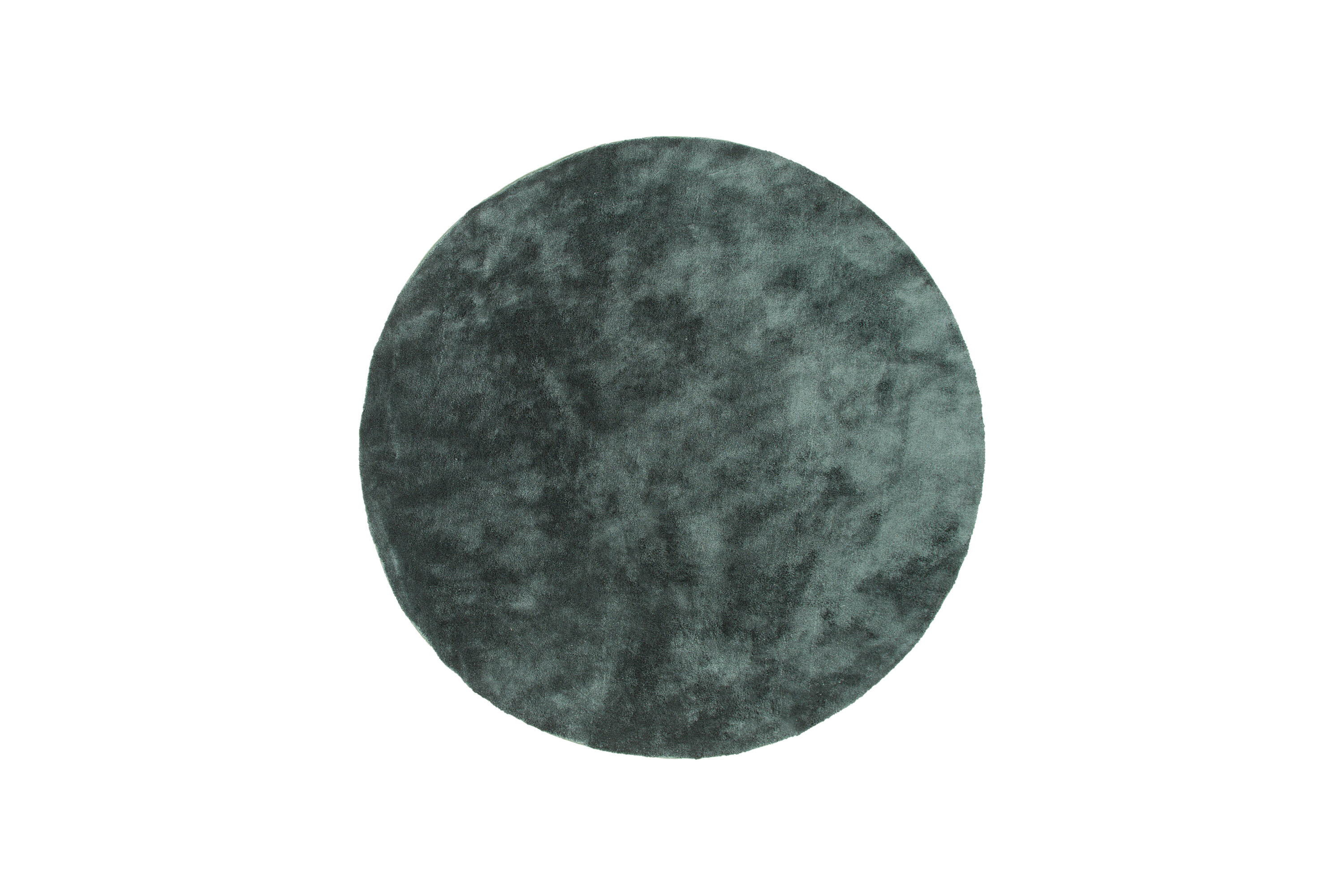 Vue du tapis de salon Undra vert ⌀200 cm