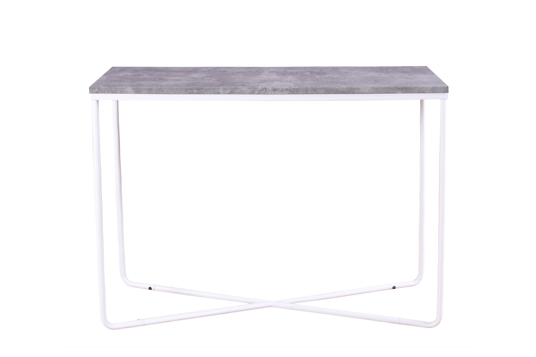 Vue du table d'appoint Palace blanc, gris foncé, gris 110 x 30 cm