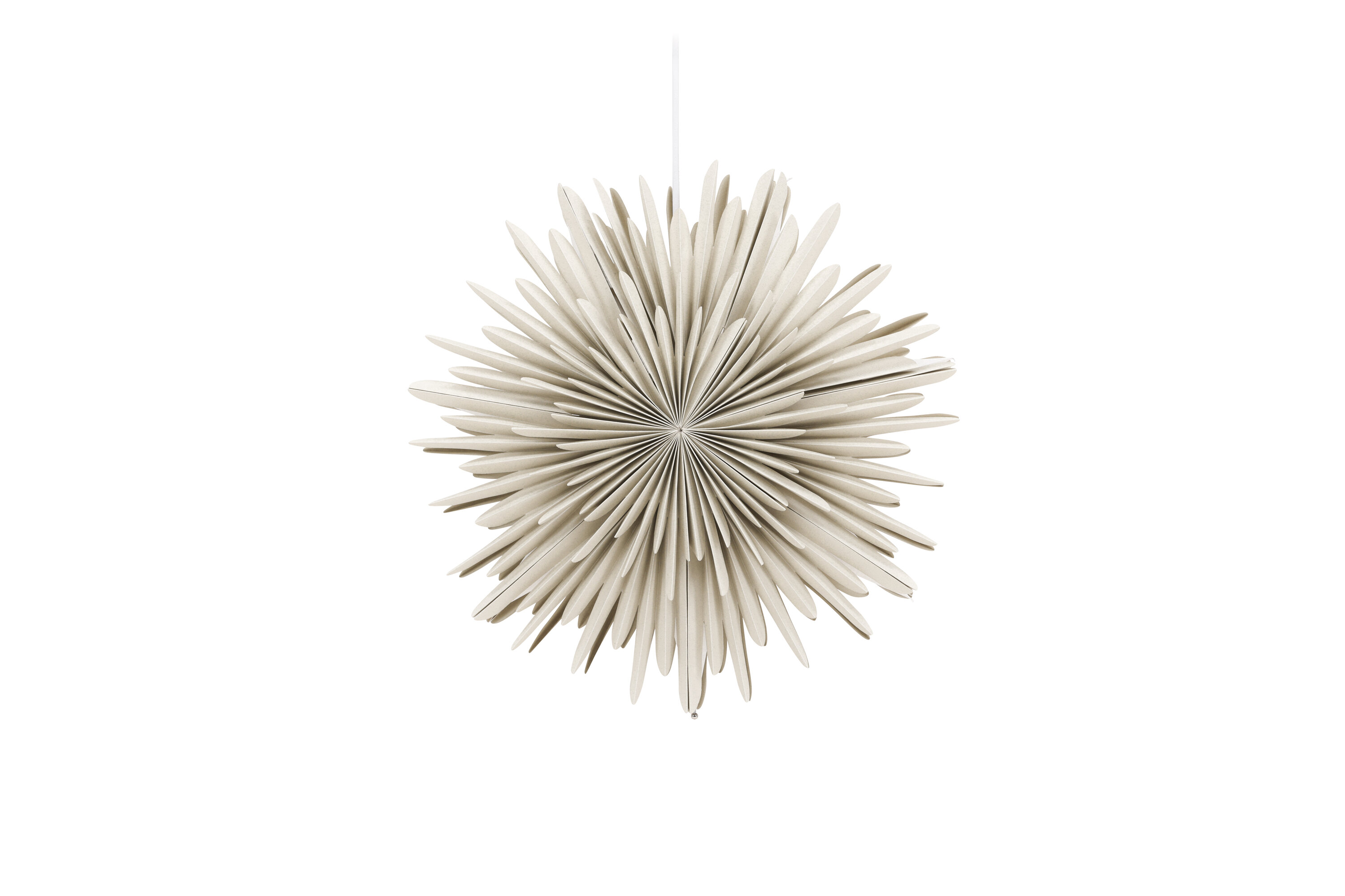 Sälen éclairage de noël beige, blanc ⌀46 cm sur fond clair