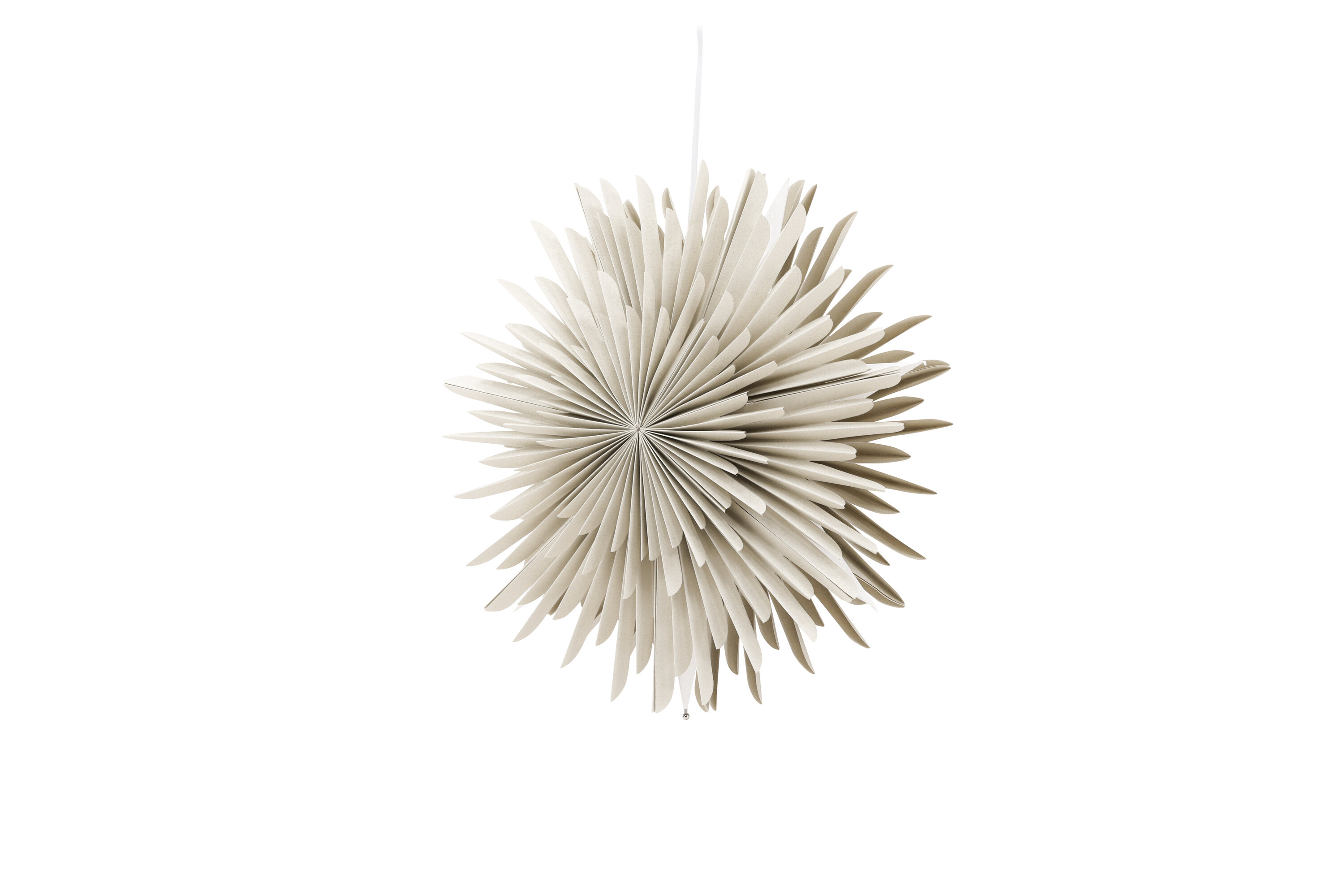 Sälen éclairage de noël beige, blanc ⌀46 cm sur fond clair