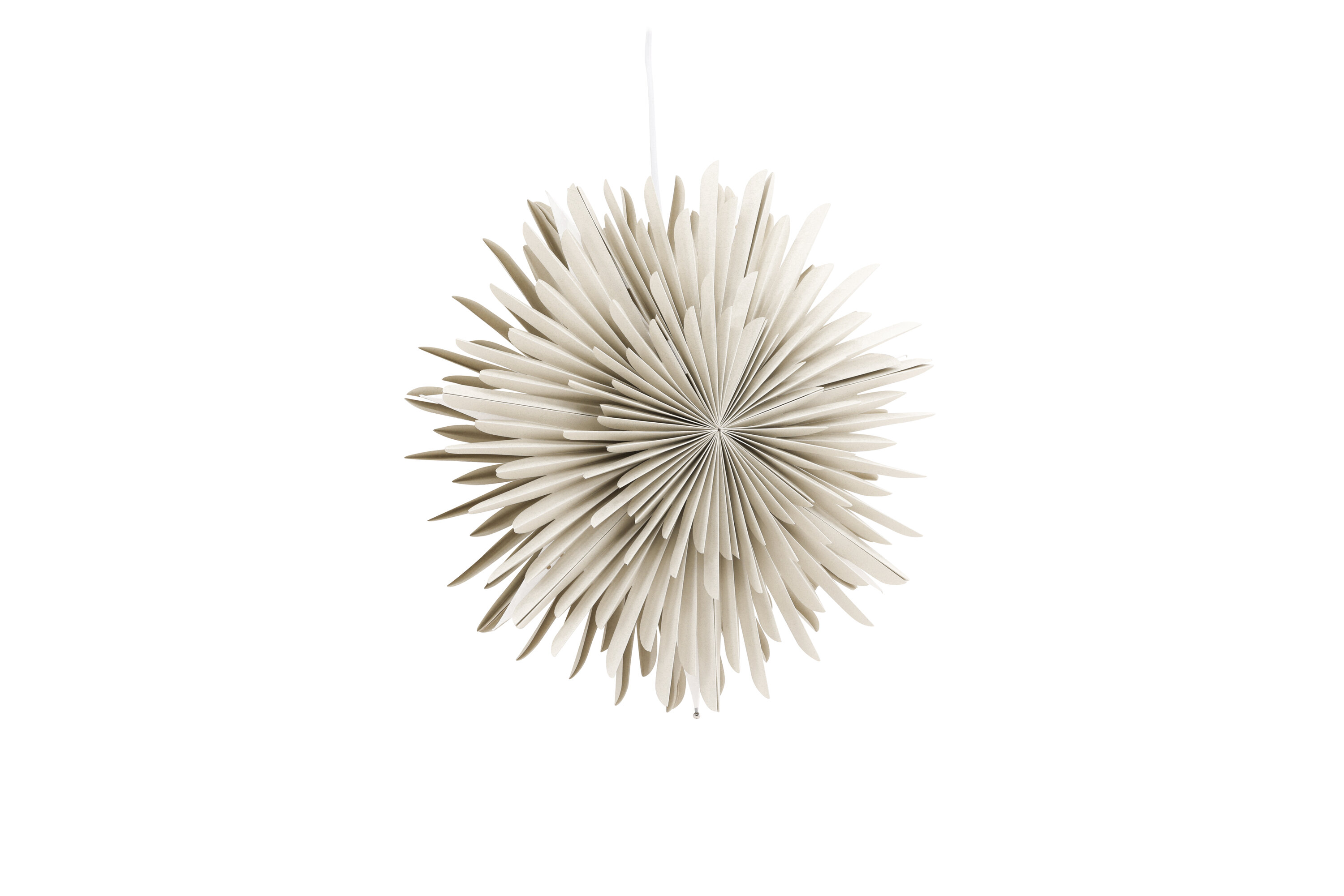 Sälen éclairage de noël beige, blanc ⌀46 cm sur fond clair