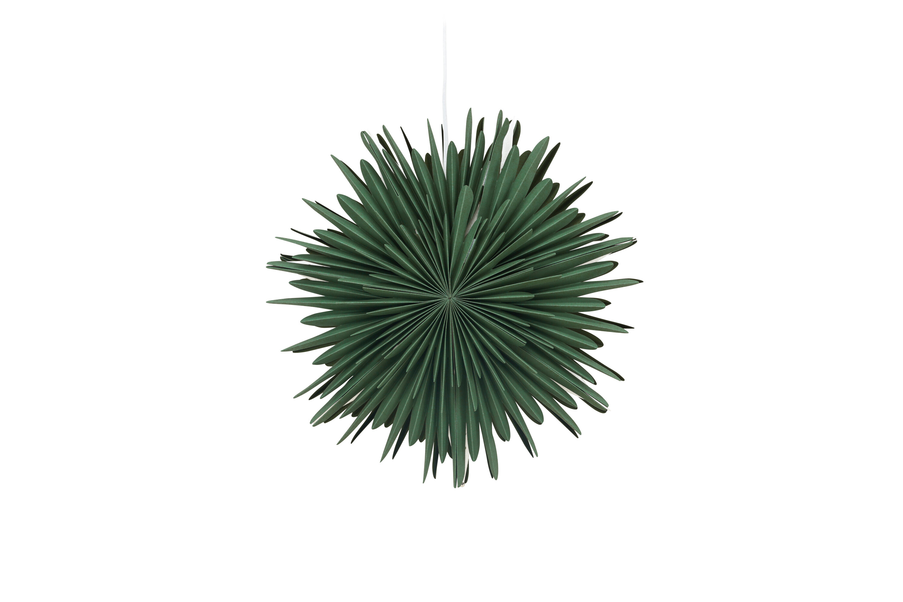 Sälen éclairage de noël vert, blanc ⌀46 cm sur fond clair